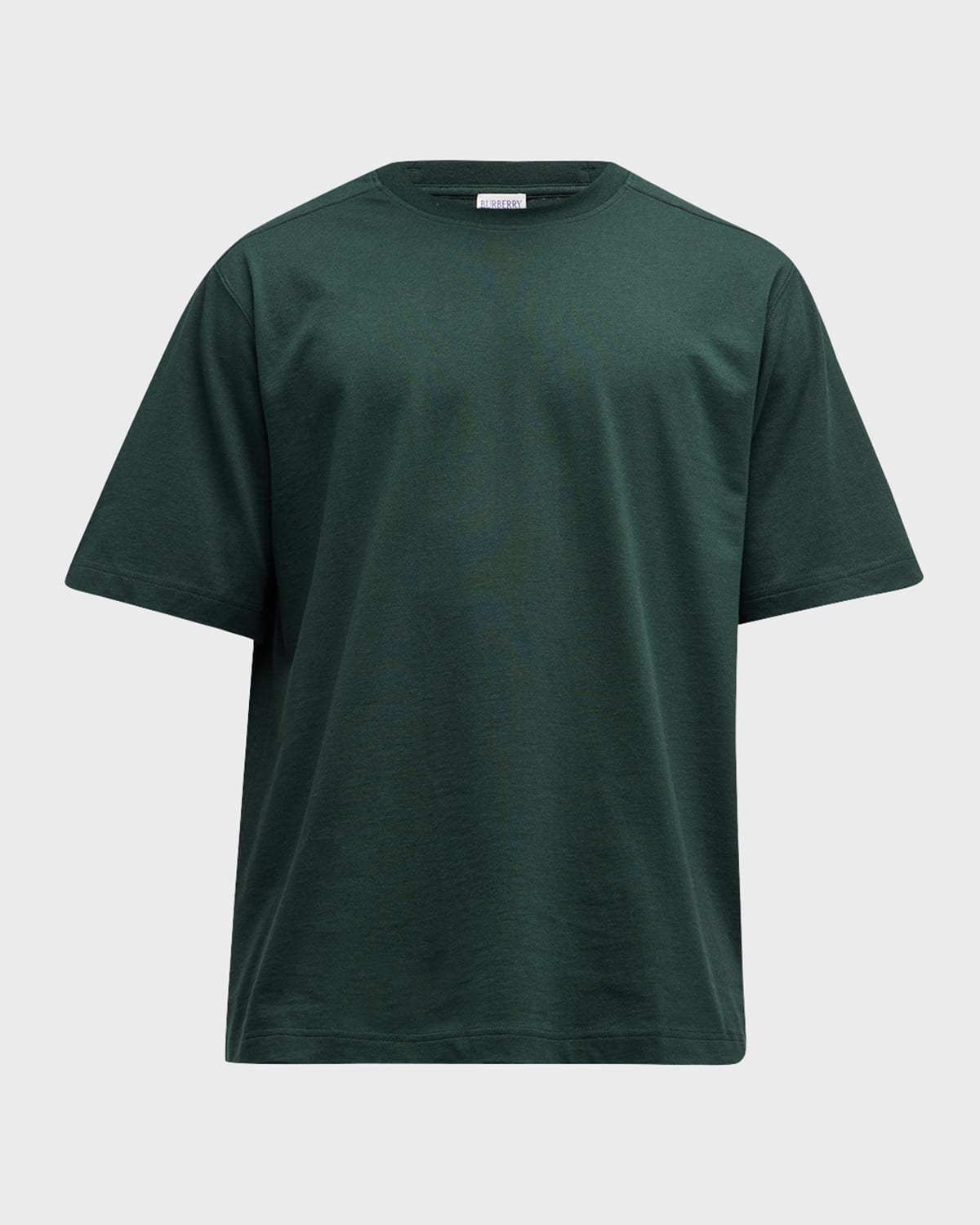 Burberry Men's T-shirt With Ekd Embroidery In Vine