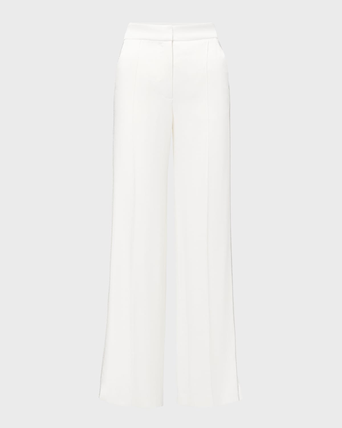 VERONICA BEARD MILLICENT EMBELLISHED WIDE-LEG PANTS