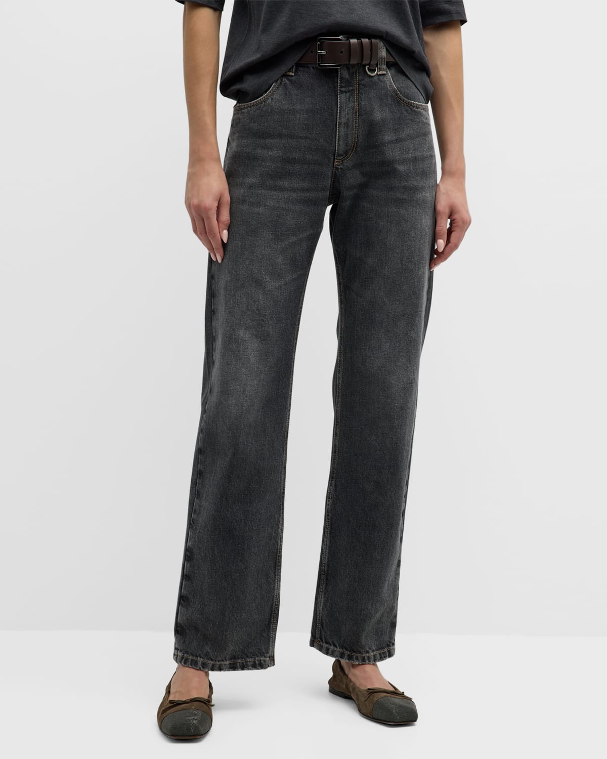 BRUNELLO CUCINELLI RETRO VINTAGE RELAXED JEANS