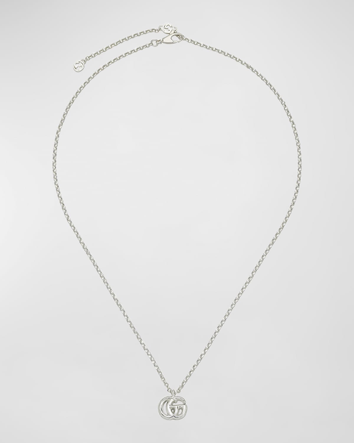 Gucci Gg Marmont Sterling Silver Necklace