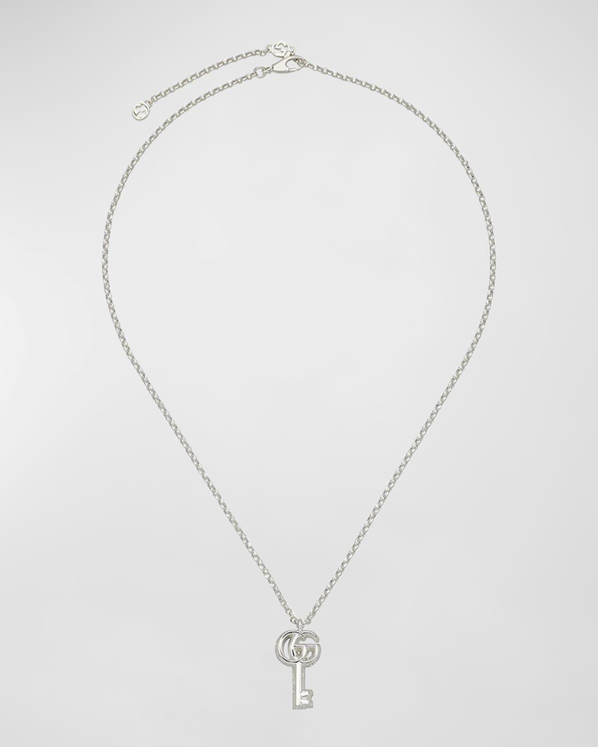 Gucci GG Silver Key Necklace