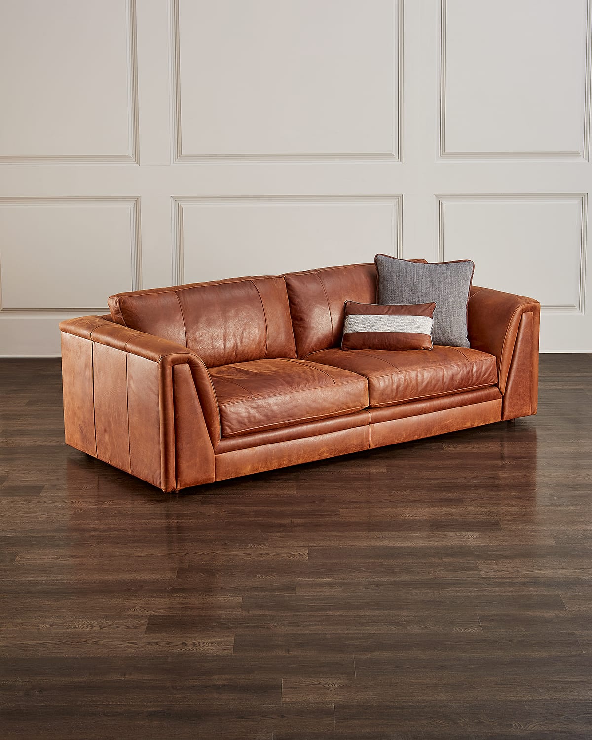 Crew Leather Sofa - 96.5"