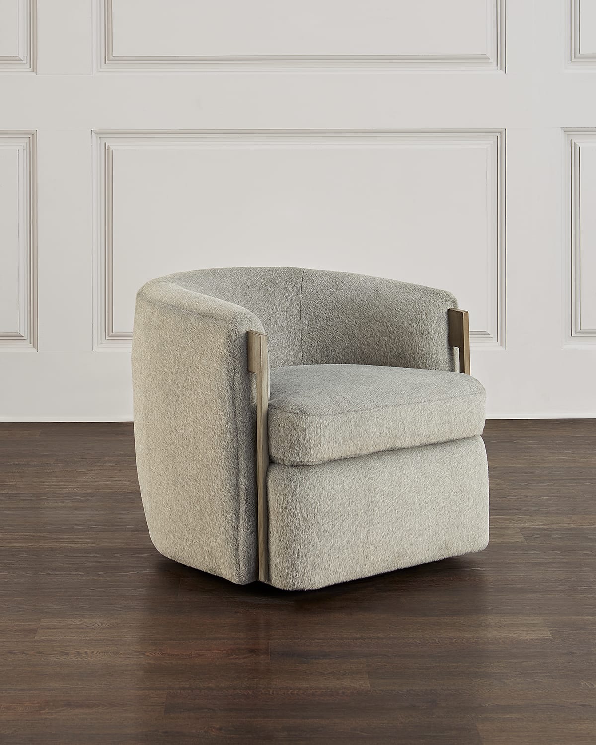 Hf Custom Carnden Swivel Chair In Gray