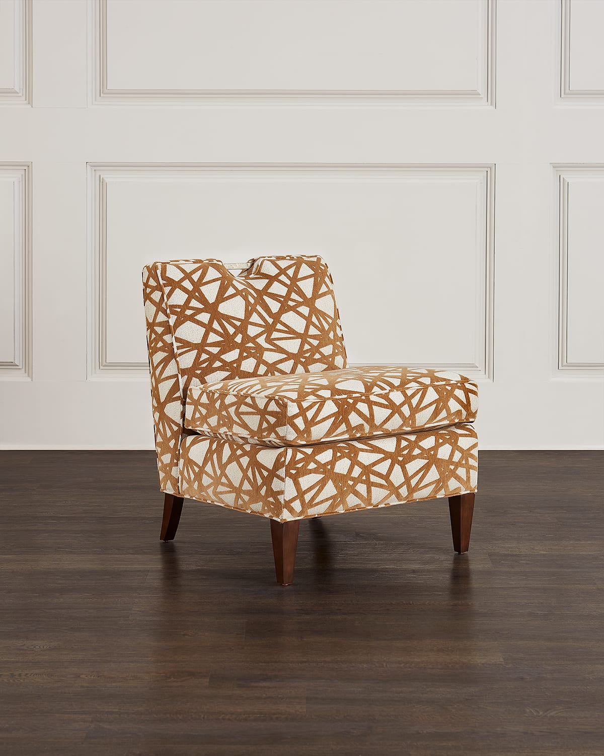 Hf Custom Maggie Accent Chair In Brown