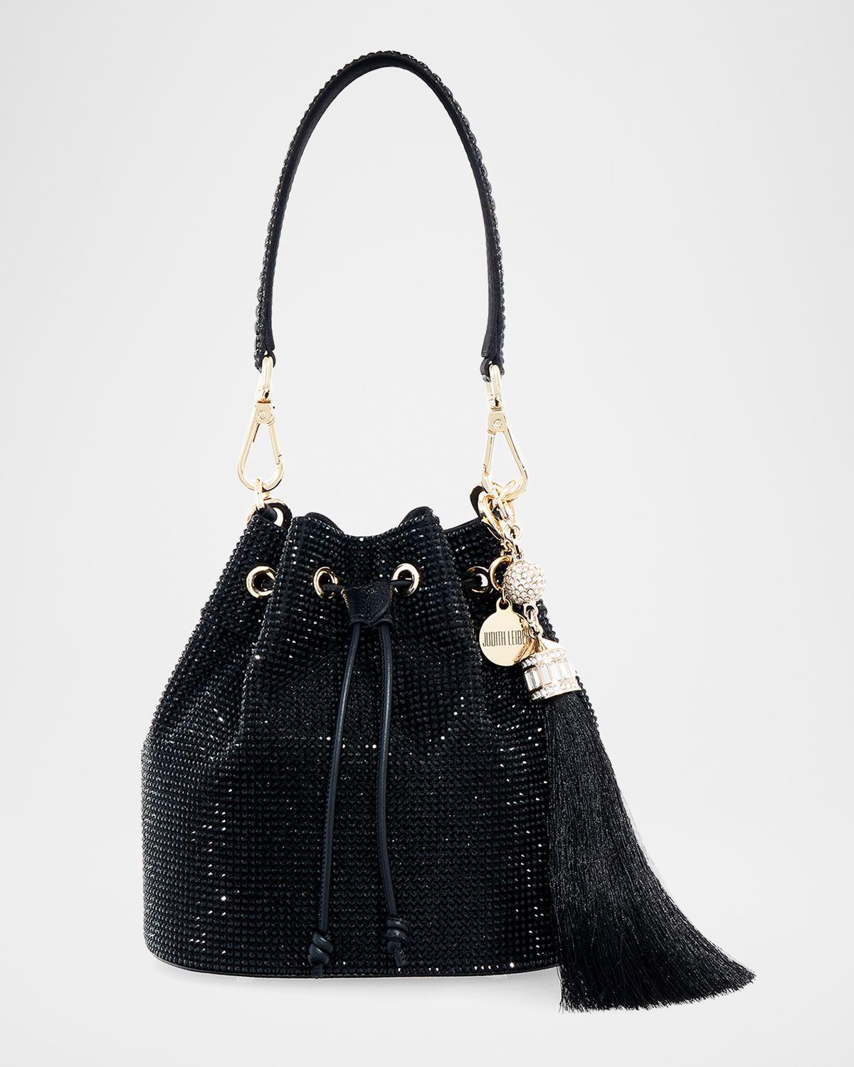 Piper Medium Crystal Bucket Bag