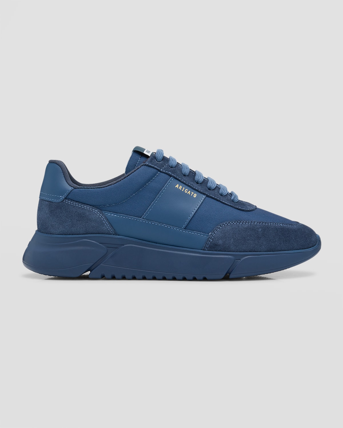 Axel Arigato Genesis Vintage Leather Sneakers In Blue