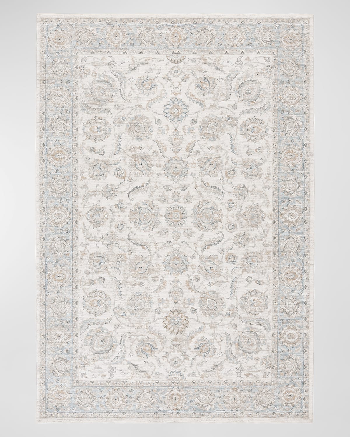 Ralph Lauren X Lauren  Koenne Power-loomed Rug, 8' X 10' In Light Gray