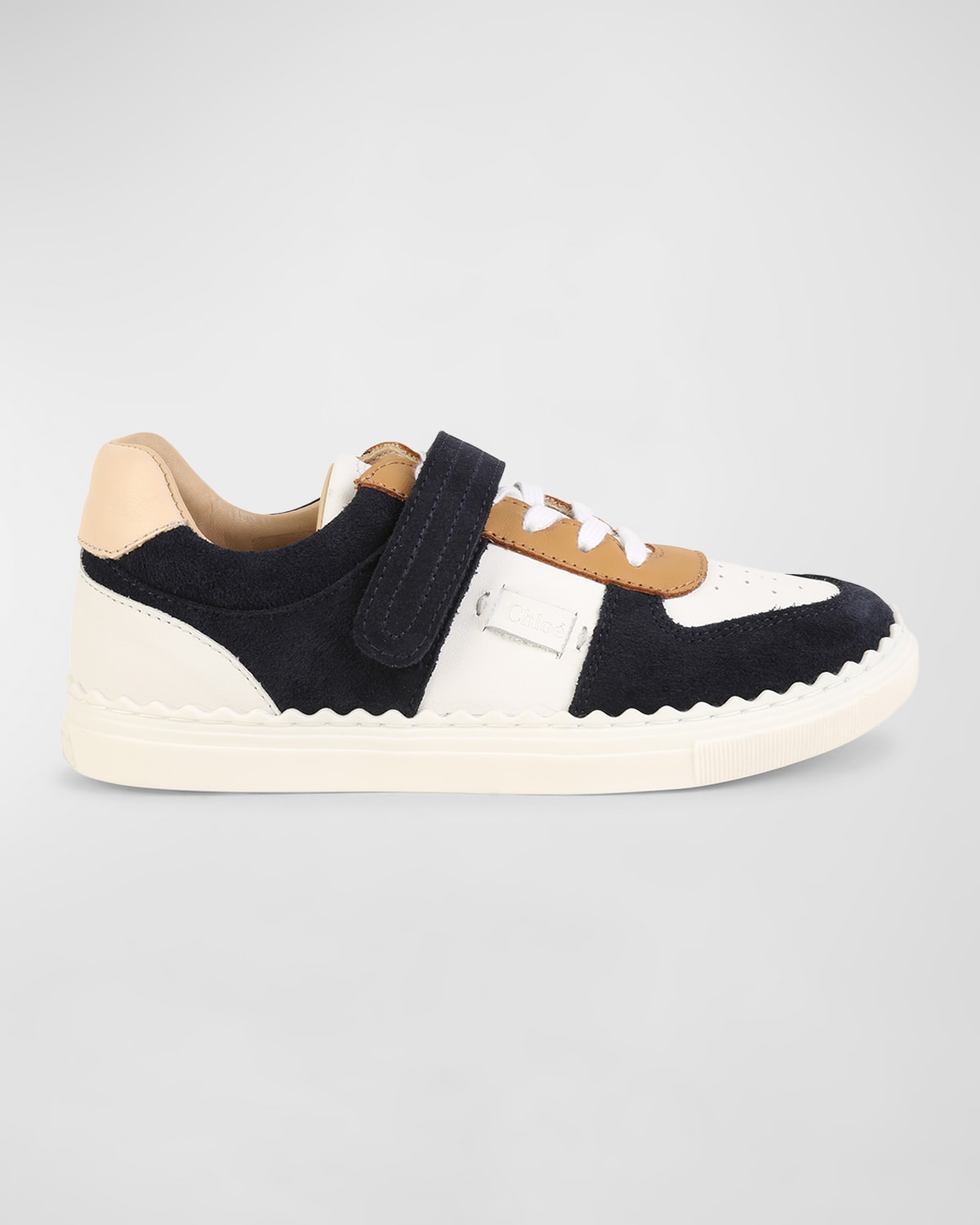 Chloé Low Multicoloured Trainer N 36-37-38 In Navy
