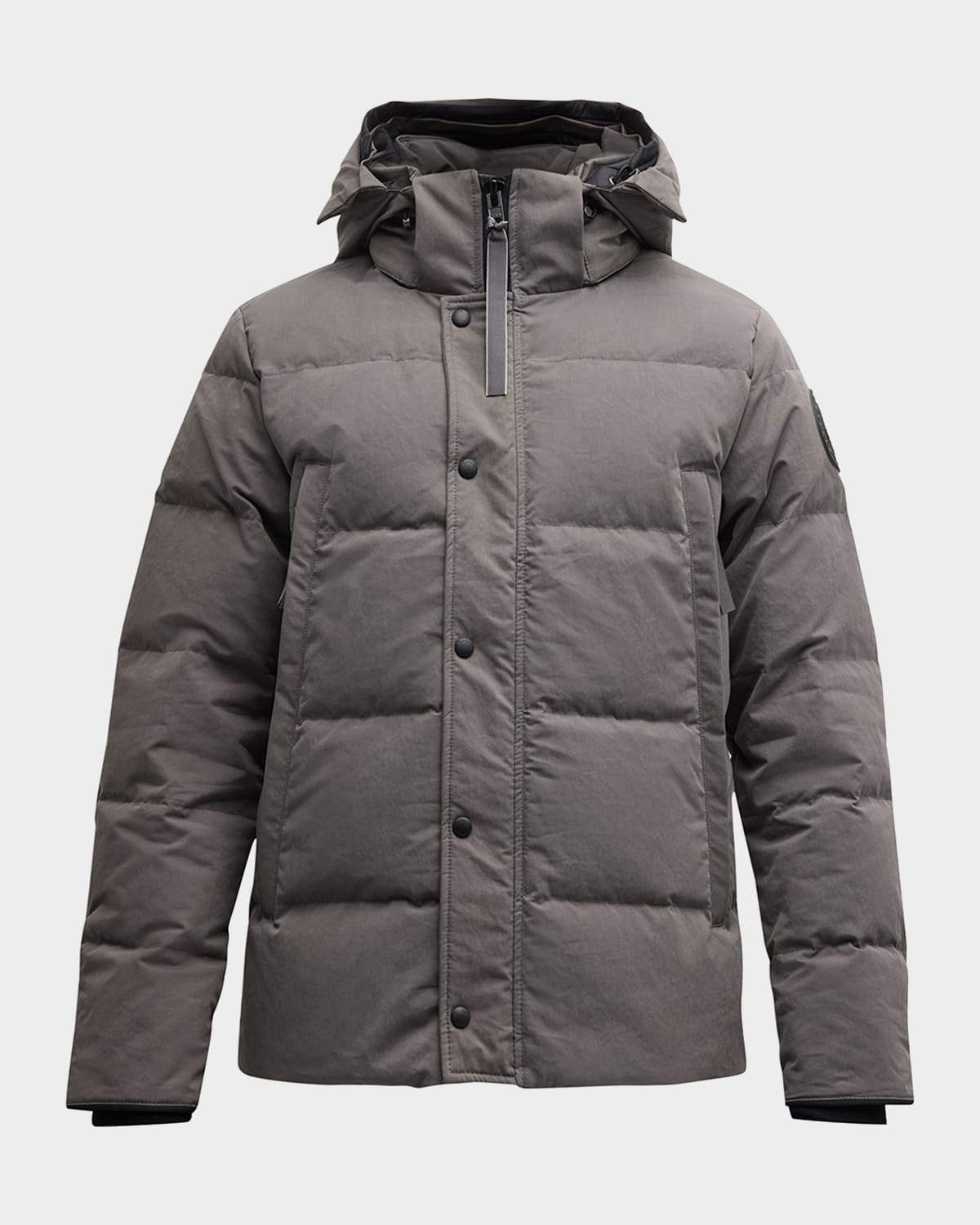 Canada Goose Wyndham No Fur Parka In Coastal Grey