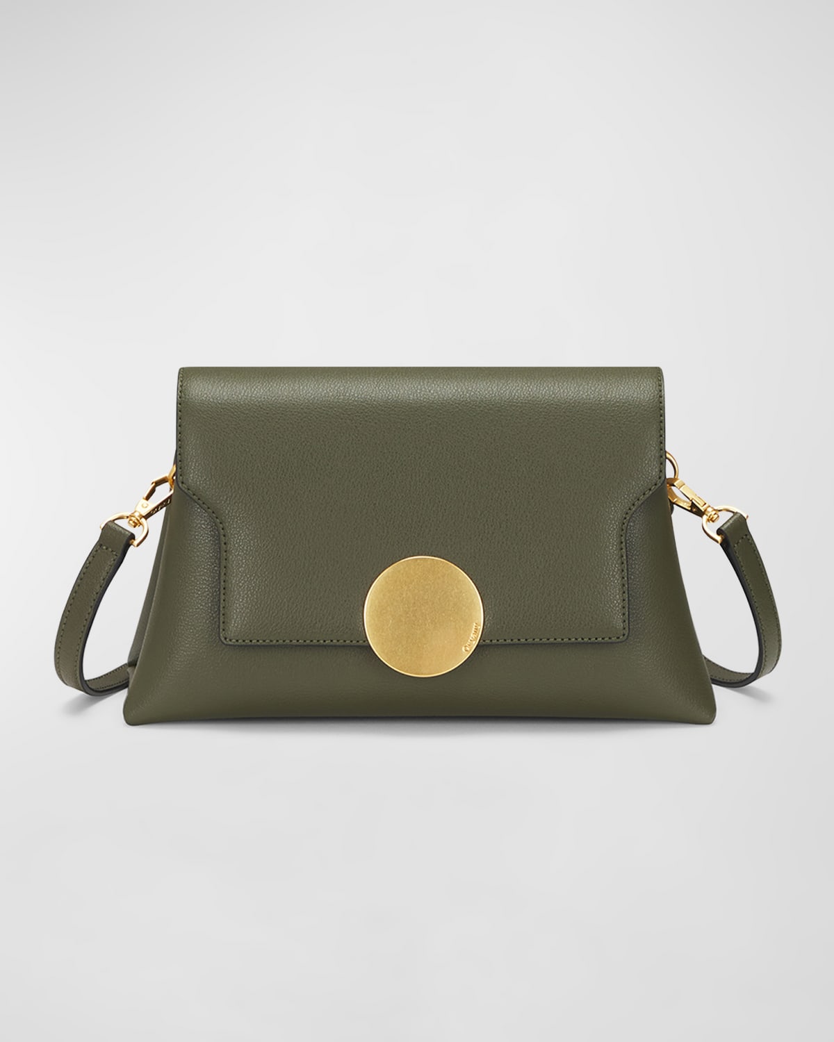 Lottie Flap Leather Crossbody Bag