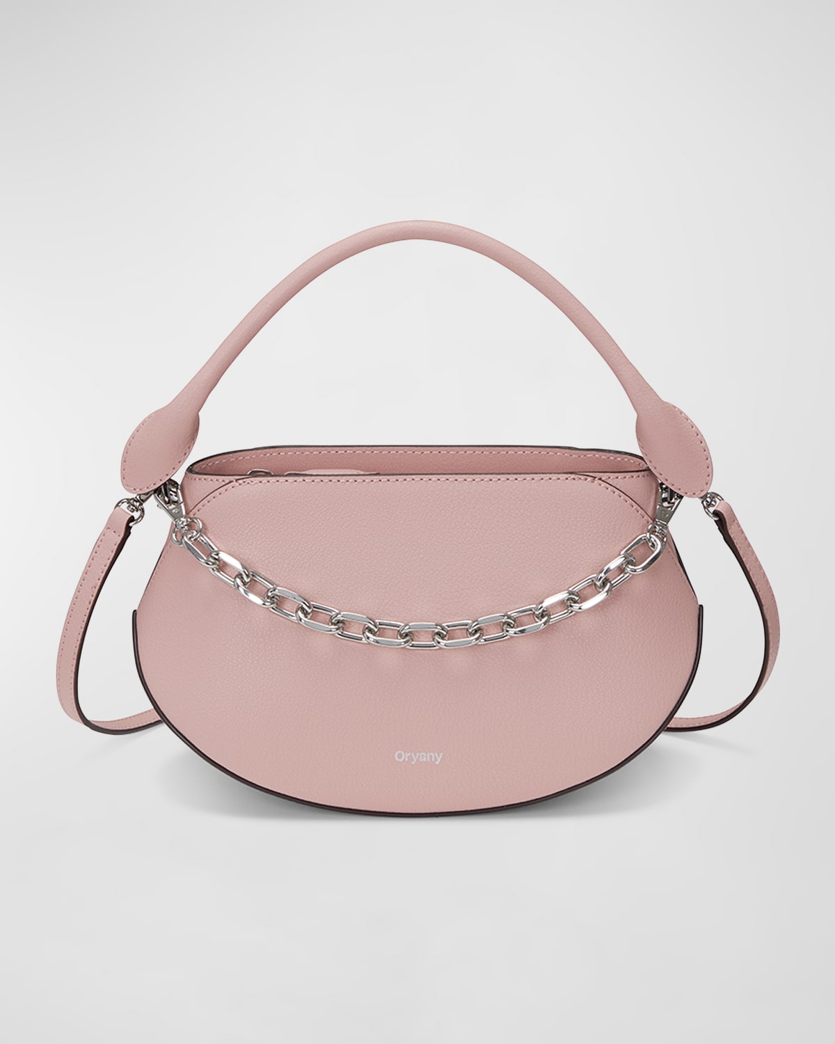 Oryany Flor Mini Leather Top-handle Bag In Vintage Pink