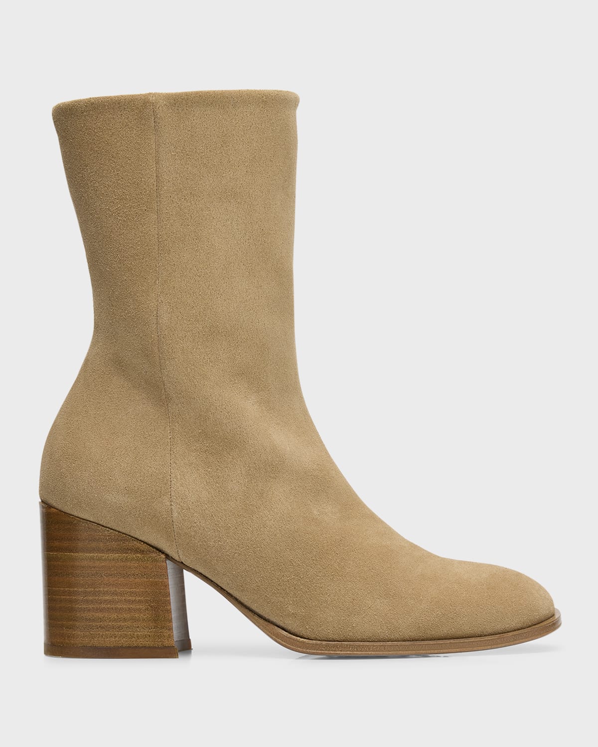 Pedro Garcia Marise Leather Block Heel Booties Smart Closet