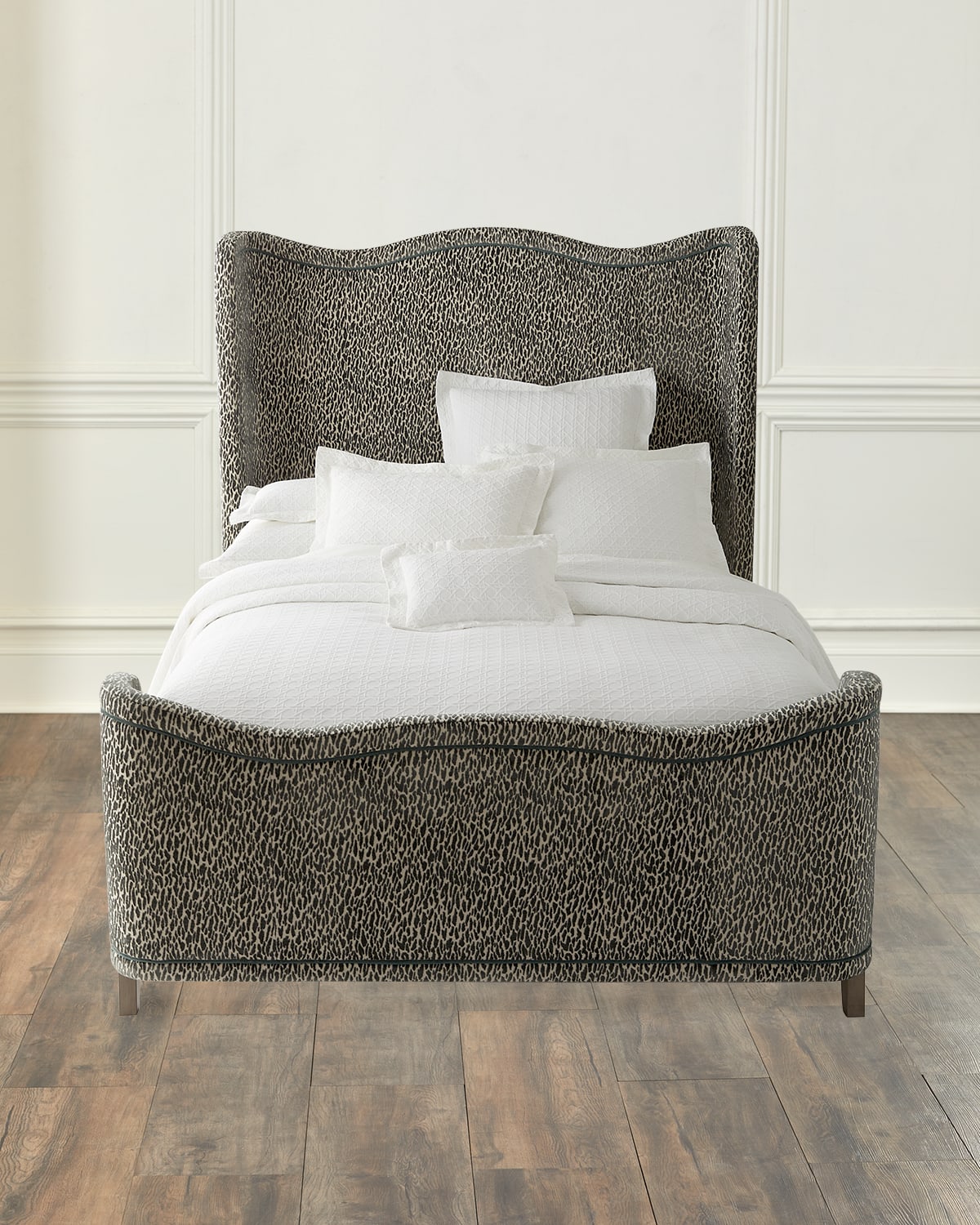 Massoud Rithica King Bed In Animal Print