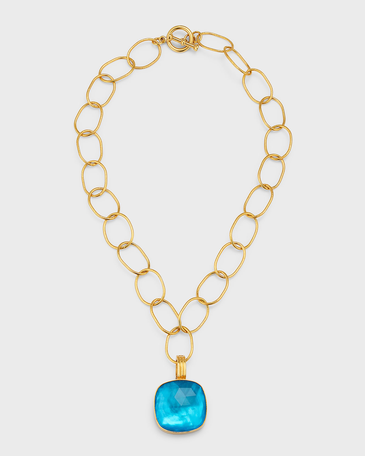 Dina Mackney Portofino Doublet Necklace In Gold