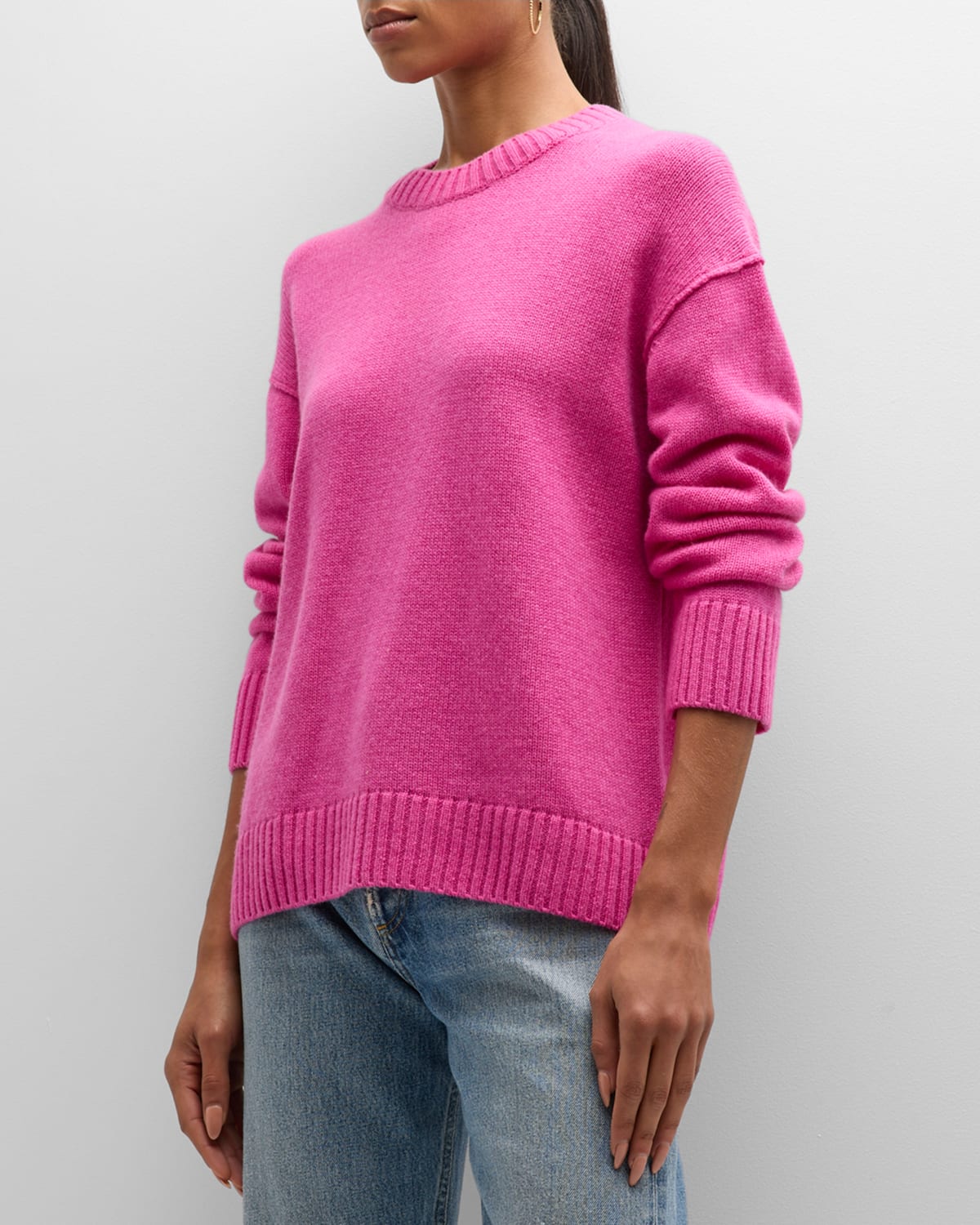 Rails Olivia Wool-blend Drop-shoulder Sweater In Mauve