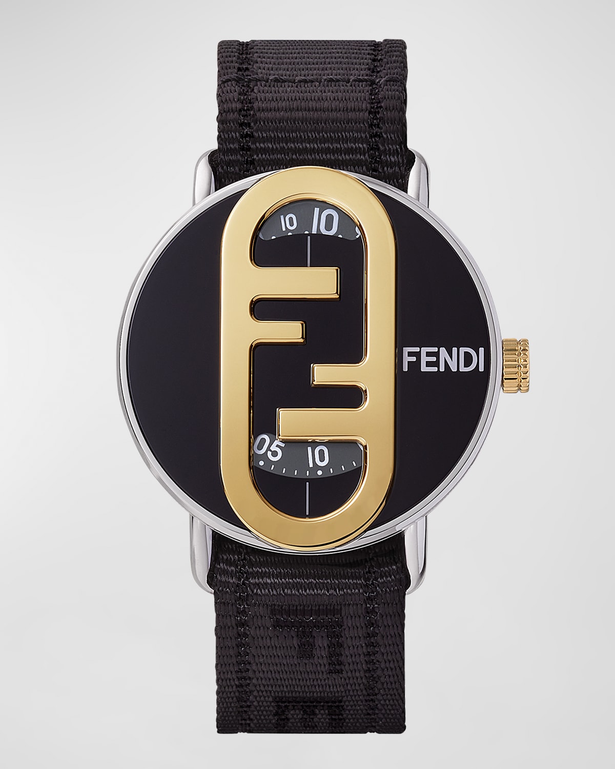 Men's O'Lock Two-Tone Nylon Strap Watch, 42mm