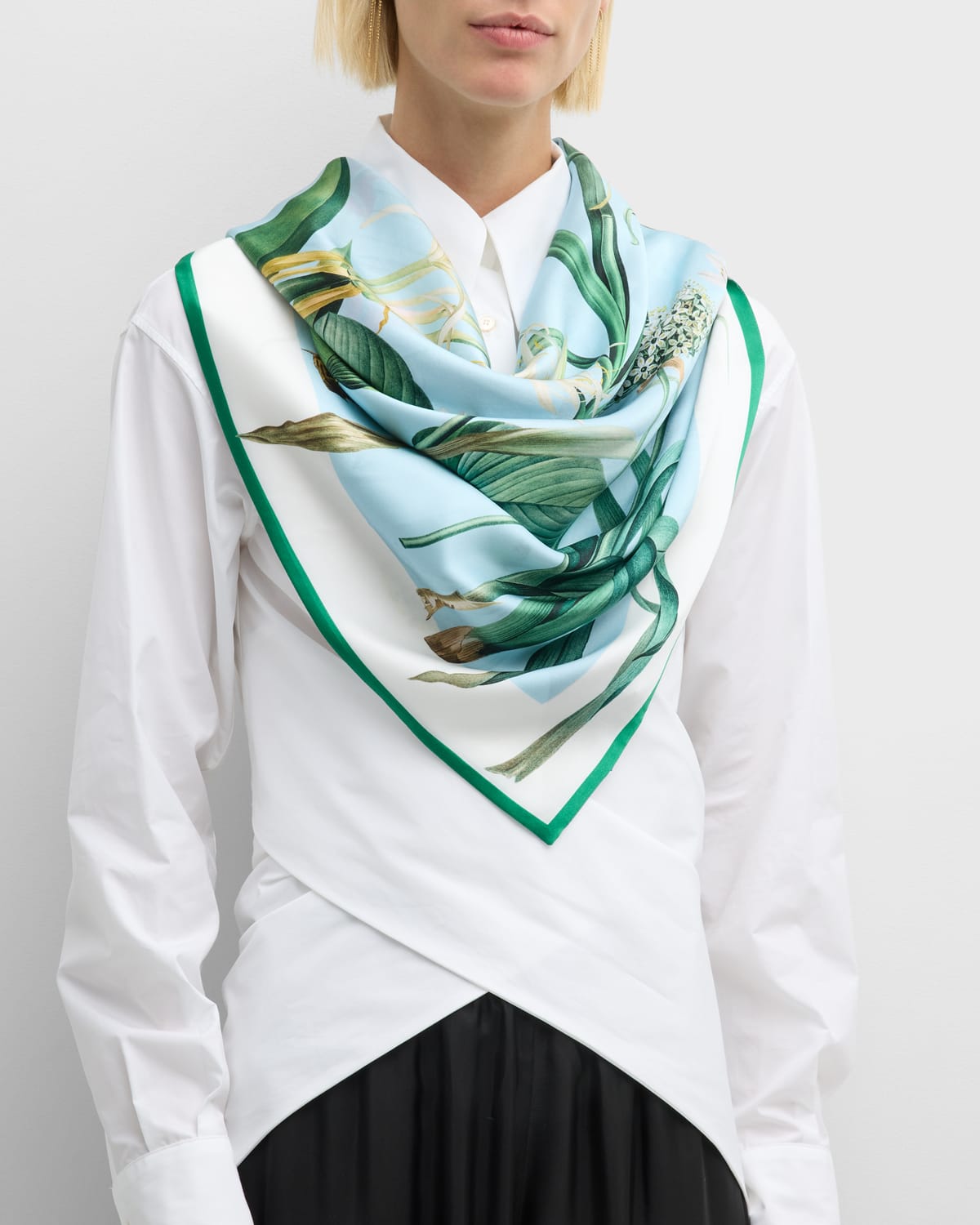 Tilly Double-Sided Silk Scarf