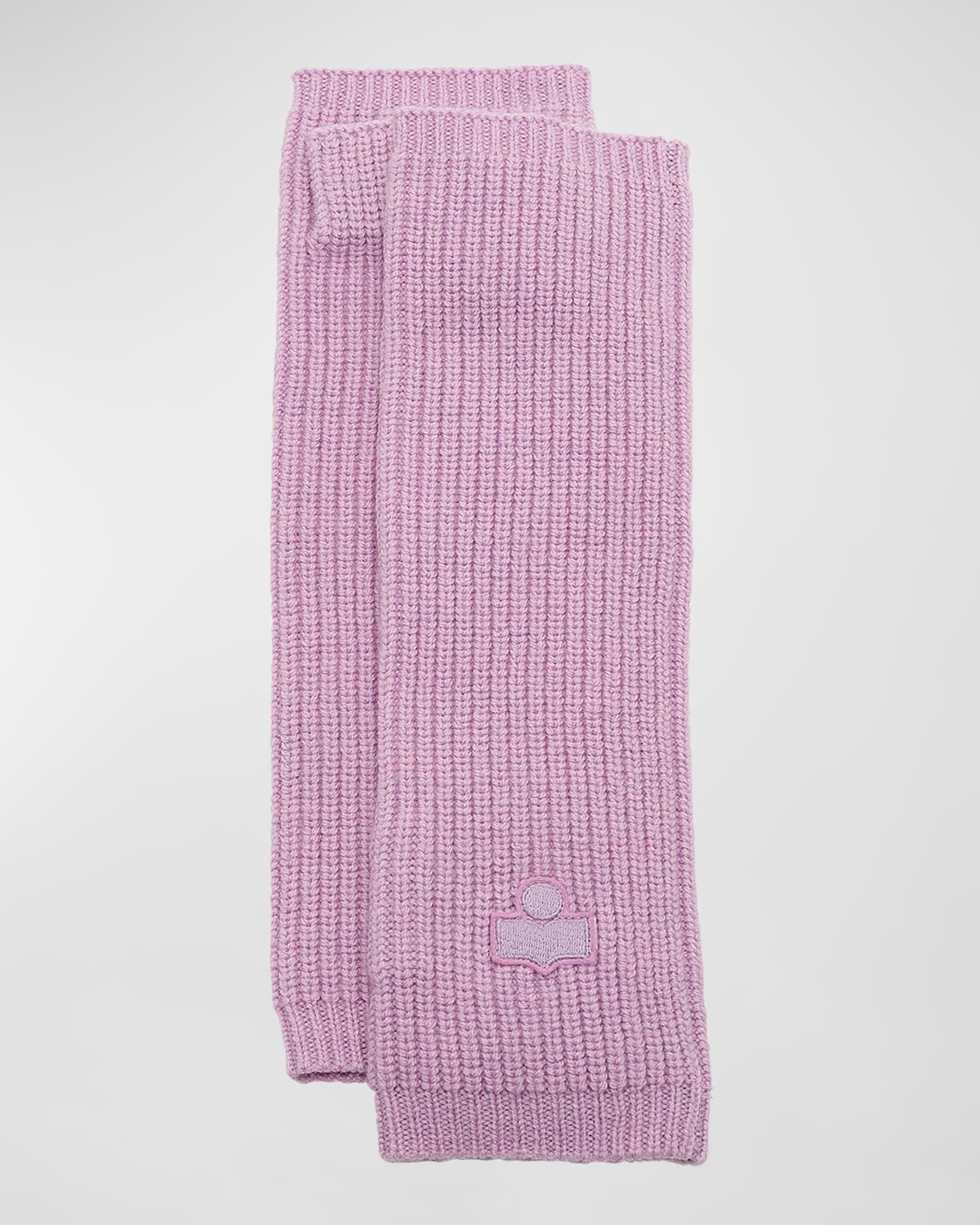 Isabel Marant Patti Merino Wool Arm Warmers In Light Pink