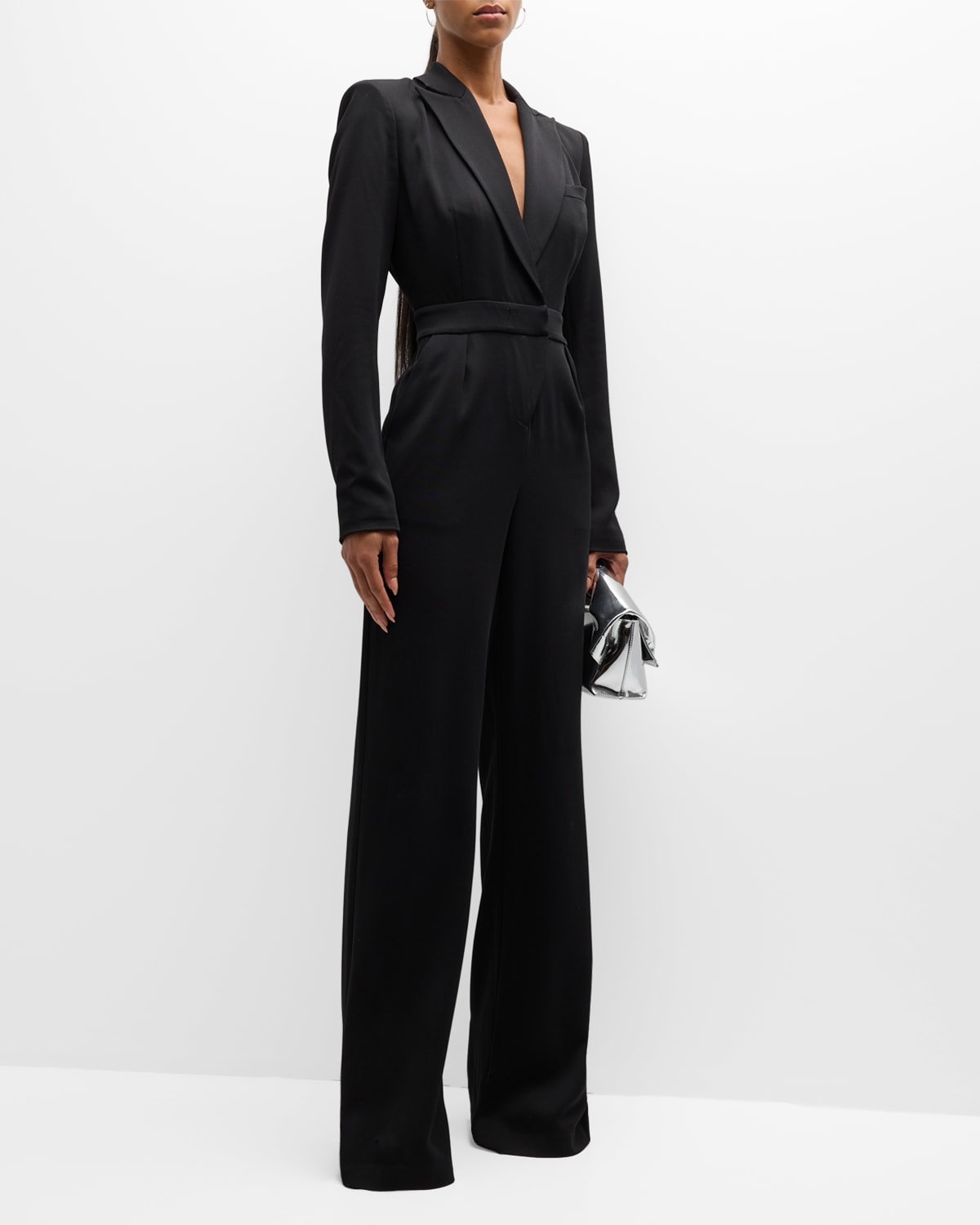 Shop Ramy Brook Sophie Tailored Jumpsuit In Black