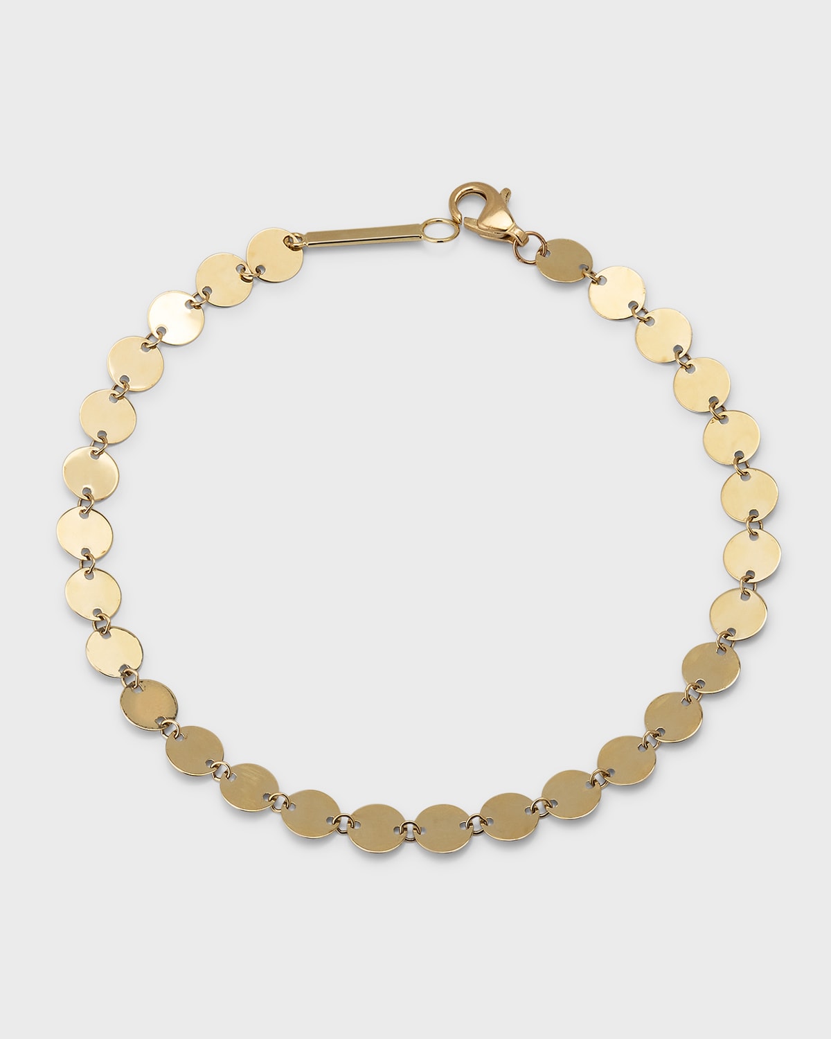 LANA Laser Disc Chain Bracelet