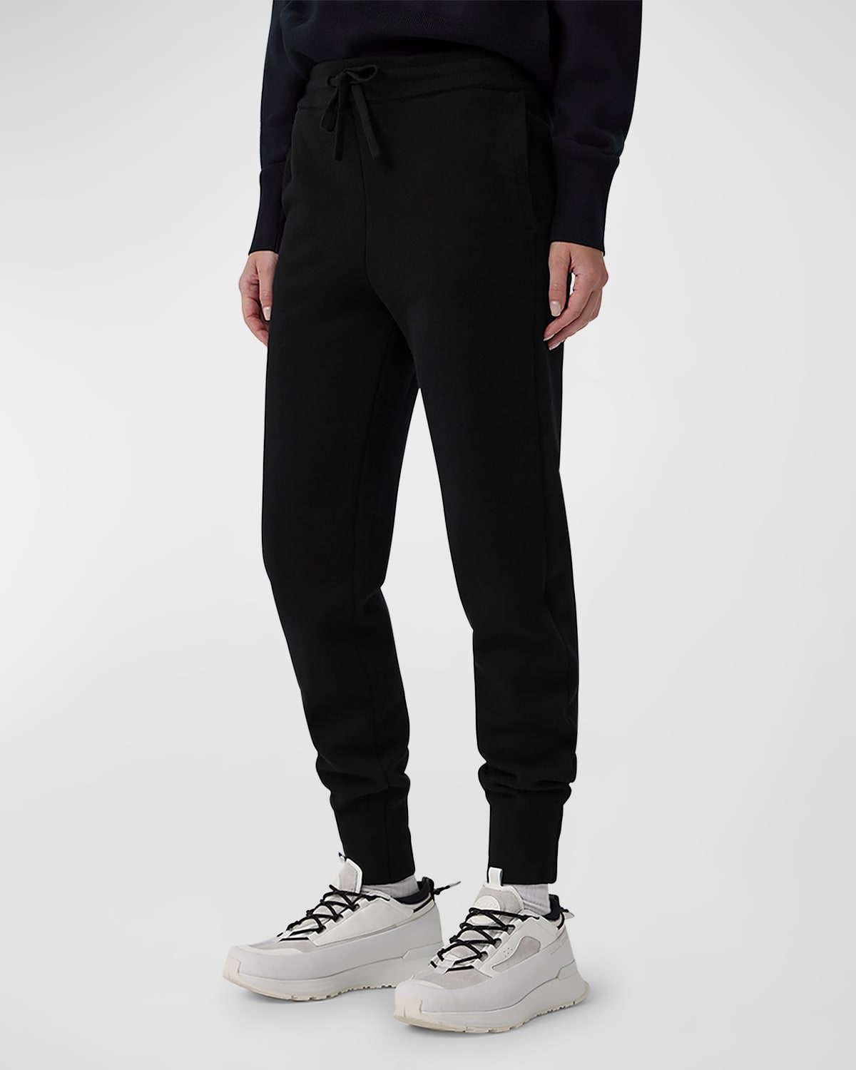 Canada Goose Holton Wool Jogger Pants In Black