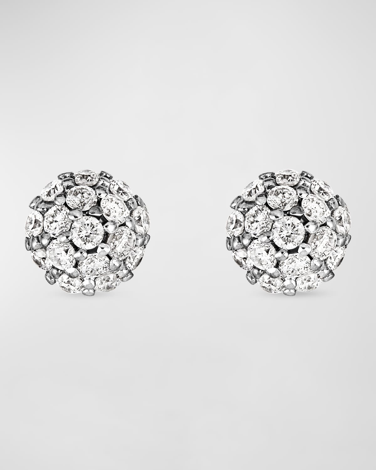 Stone And Strand Dainty Diamond Mirror Ball Stud Earrings In Yellow Gold