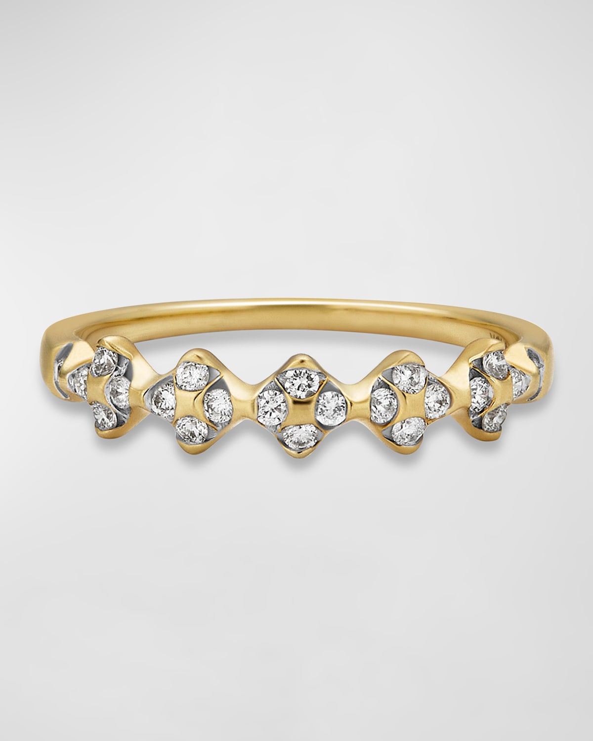 Stone And Strand Diamond Flowers 10k Gold Ring