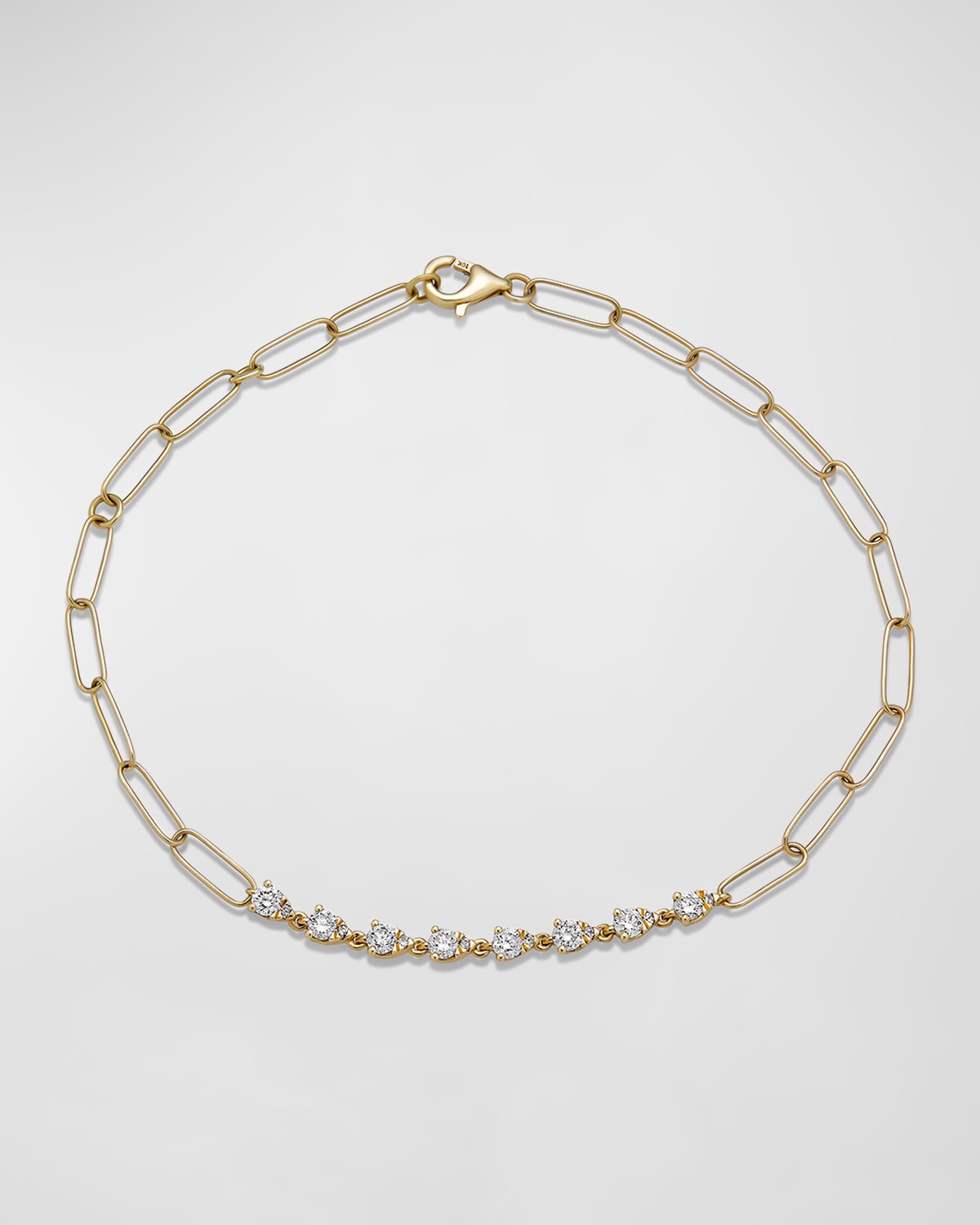 Stone And Strand Pear Illusion Diamond Bracelet In Yellow Gold