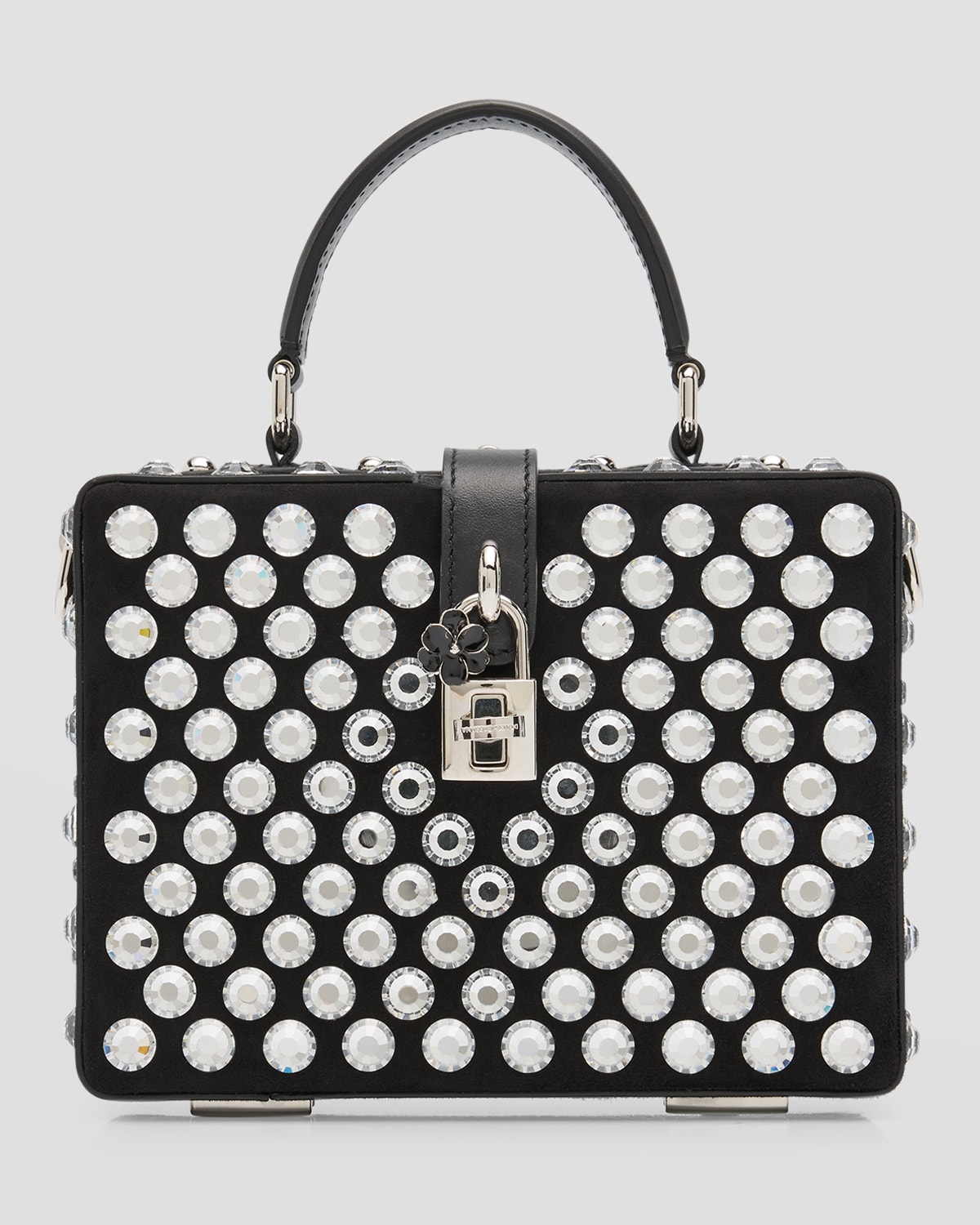 Dolce & Gabbana Dolce&gabbana Crystal Embellished Box Bag In Crystal