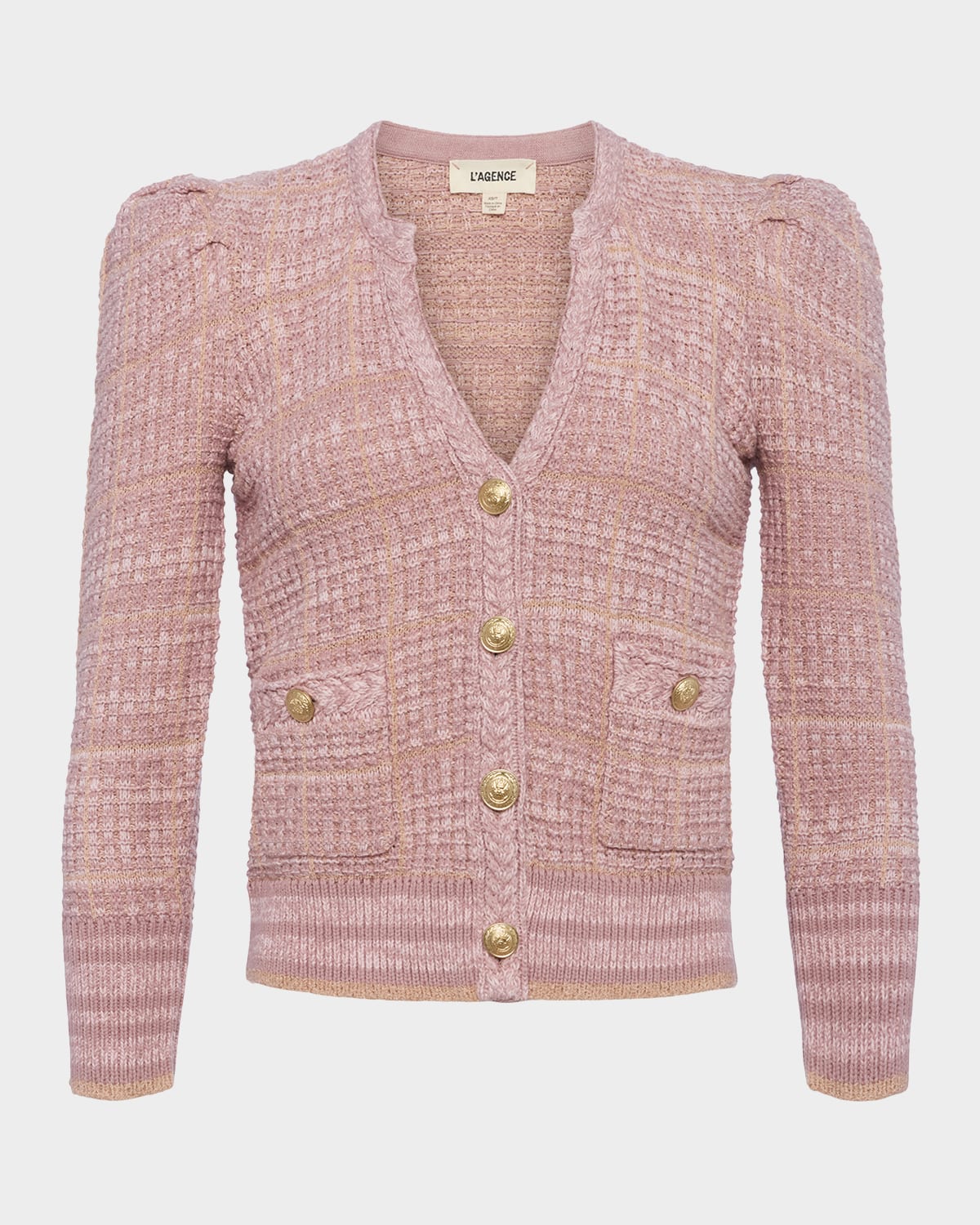 Jenni Knit Three-Quarter Sleeve Cardigan
