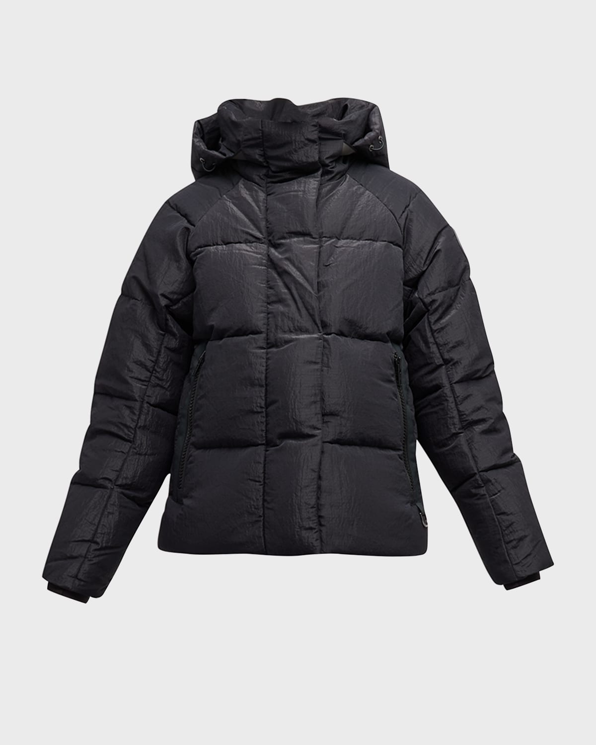 Shop Canada Goose Junction Parka Puffer Jacket In Black