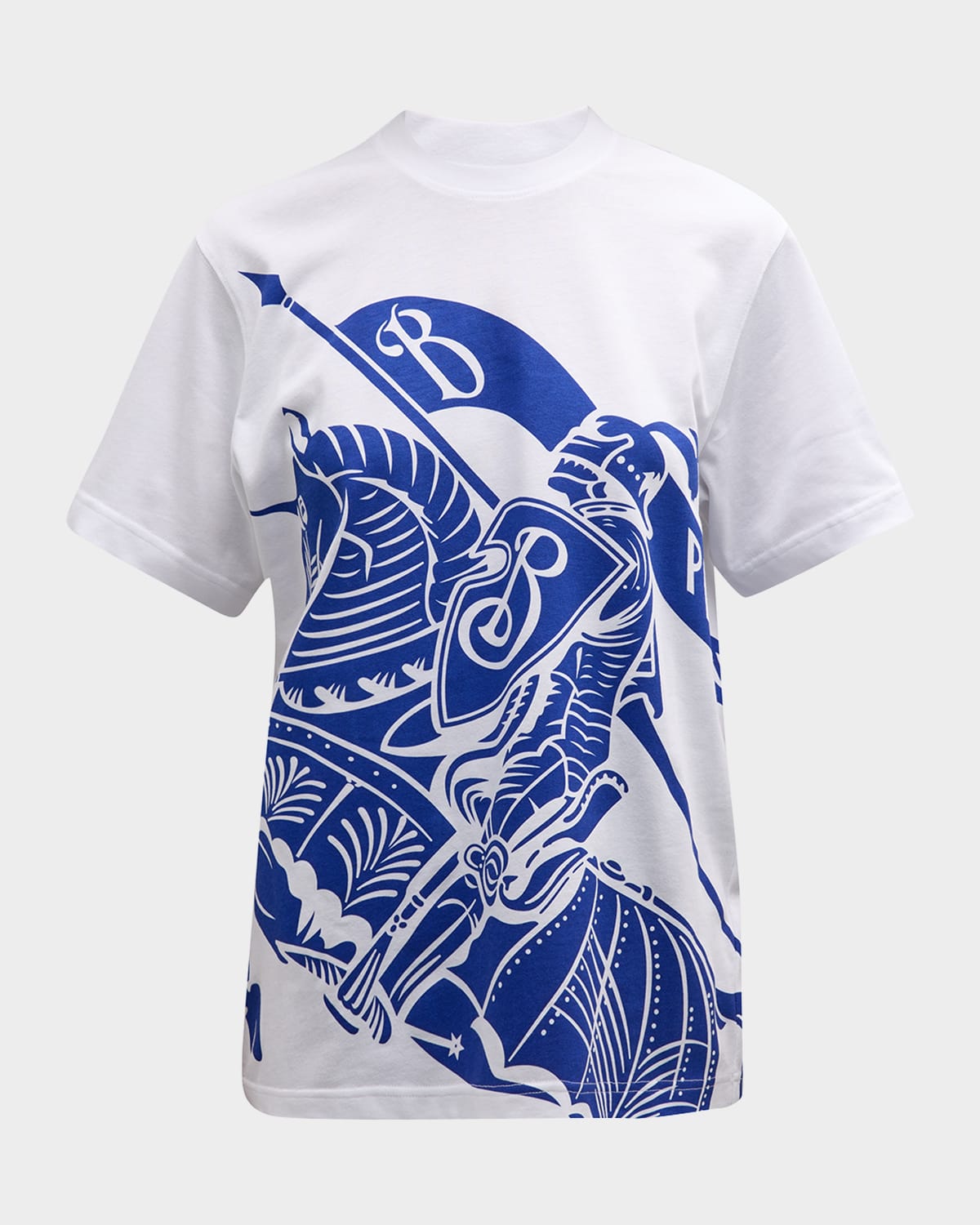 Burberry Ekd Print Long-sleeve T-shirt In White