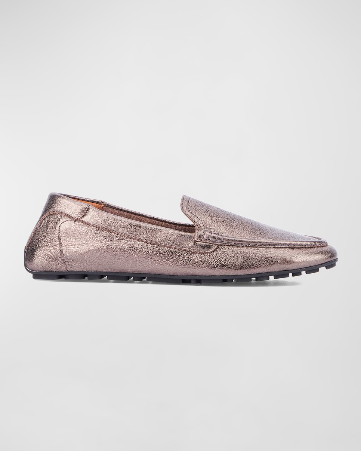 AQUATALIA QAITLIN METALLIC DRIVER LOAFERS