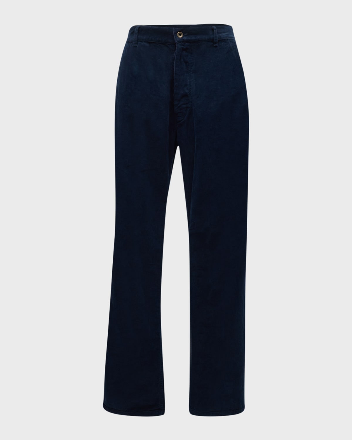 Raleigh Workshop Men's Rowan Corduroy Trousers In Navy