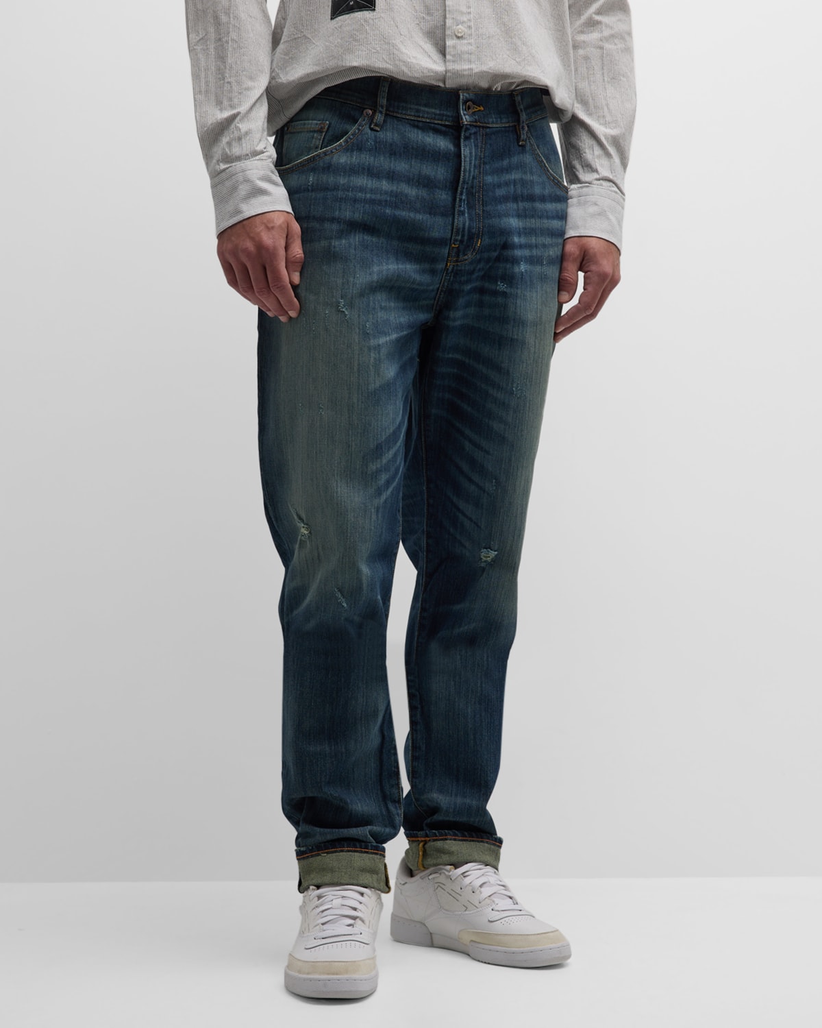 Raleigh Workshop Men's Graham Tapered Jeans In Dempsey