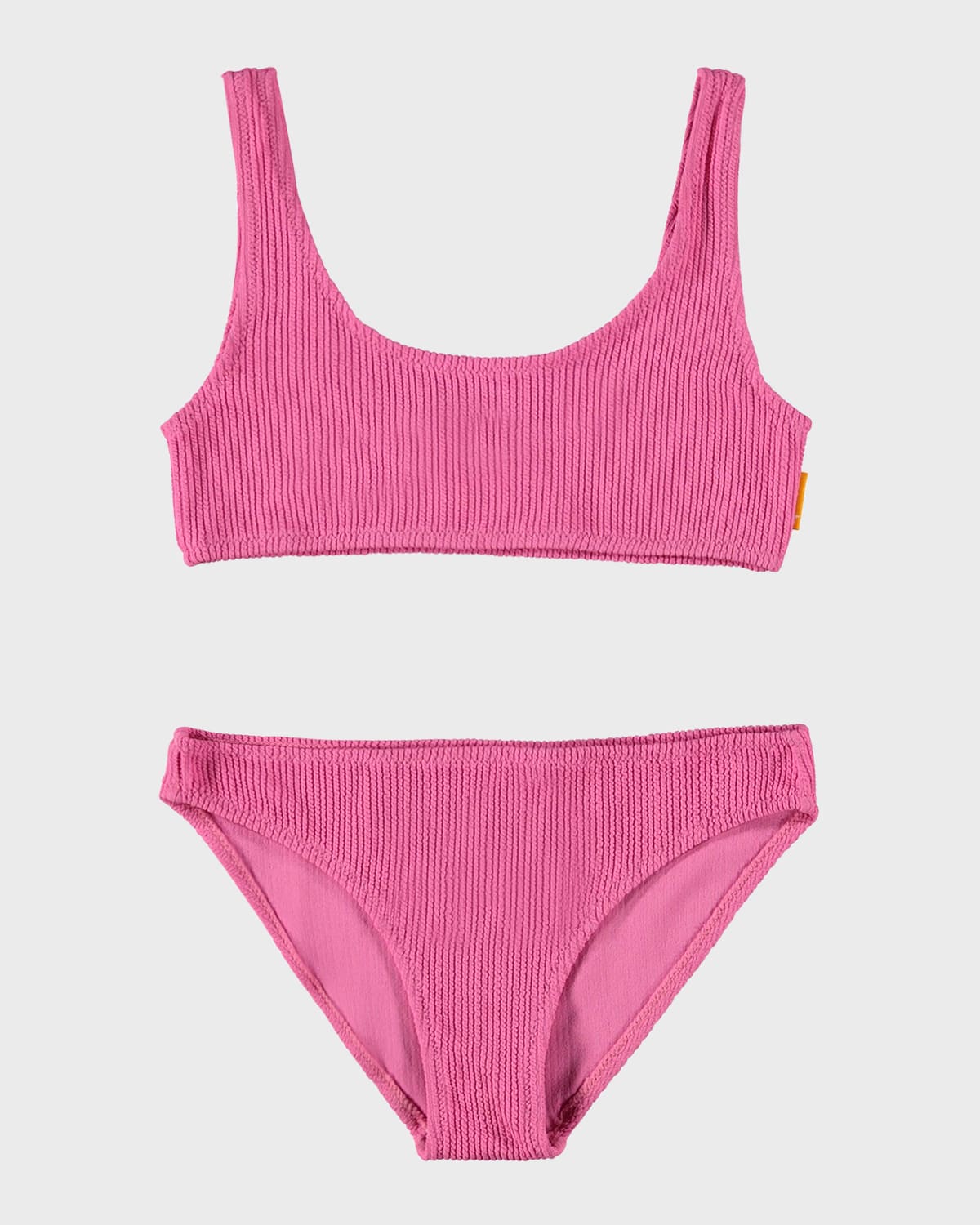 Molo Kids' Girl's Nola Two-piece Swimsuit In Hibiscus