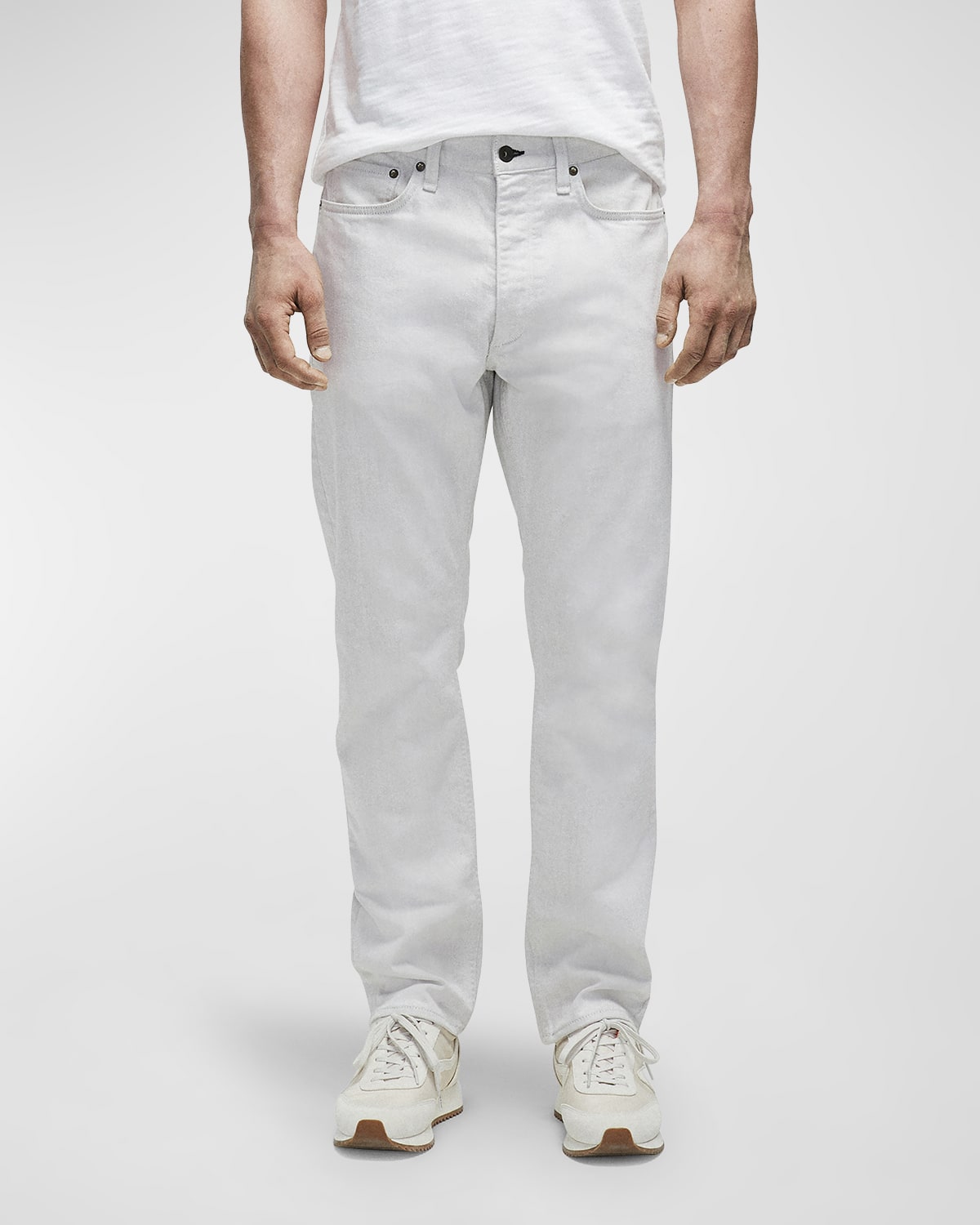 Shop Rag & Bone Men's Fit 4 Authentic Stretch Jeans In Ecru