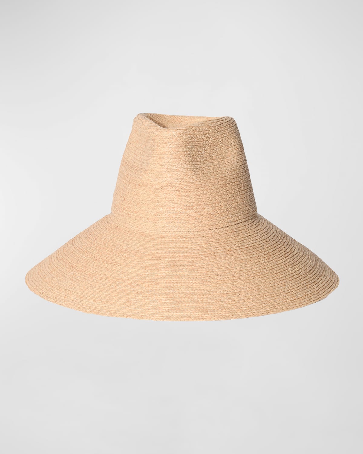 JANESSA LEONE TINSLEY PACKABLE RAFFIA WIDE-BRIM HAT