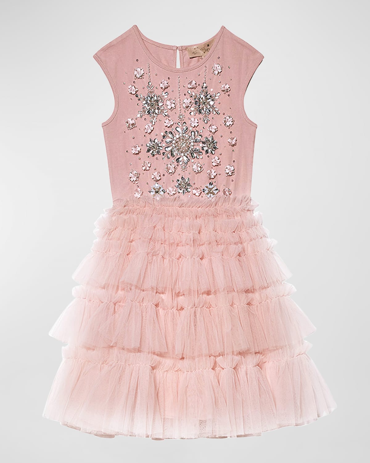 Shop Tutu Du Monde Girl's Winter Sun Embellished Tutu Dress In Hazel Pink