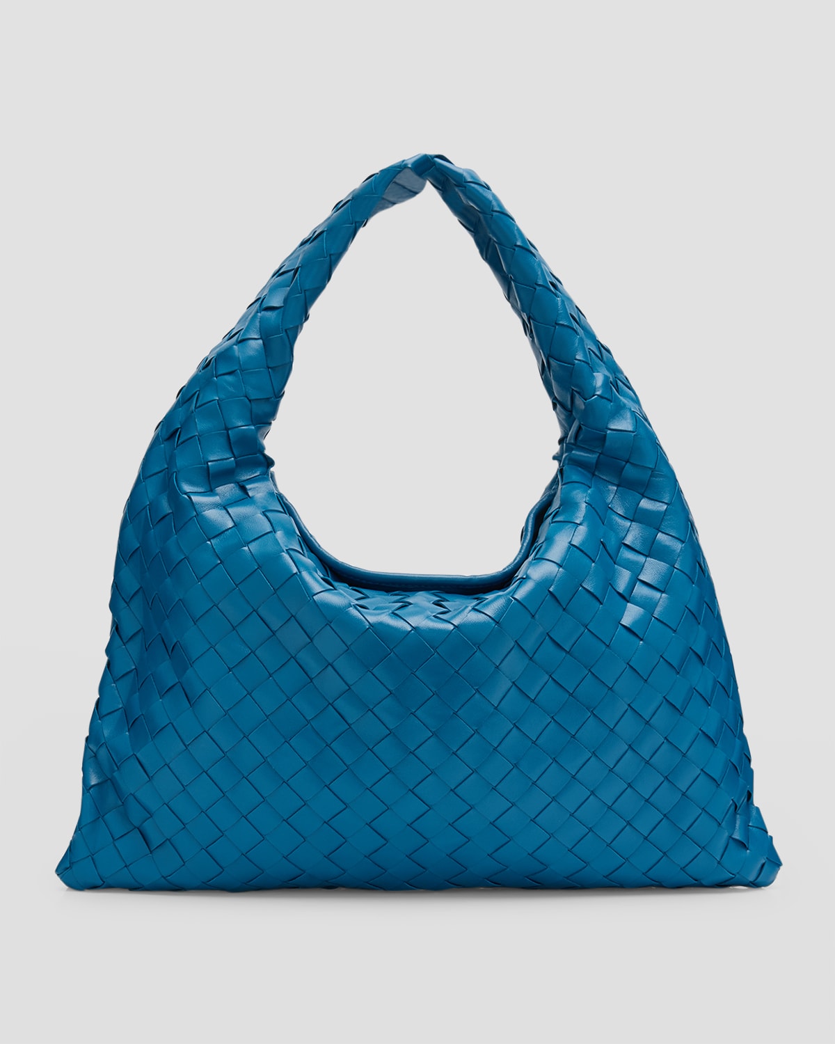 Bottega Veneta Small Hop Bag In 1728 Ice-m Brass