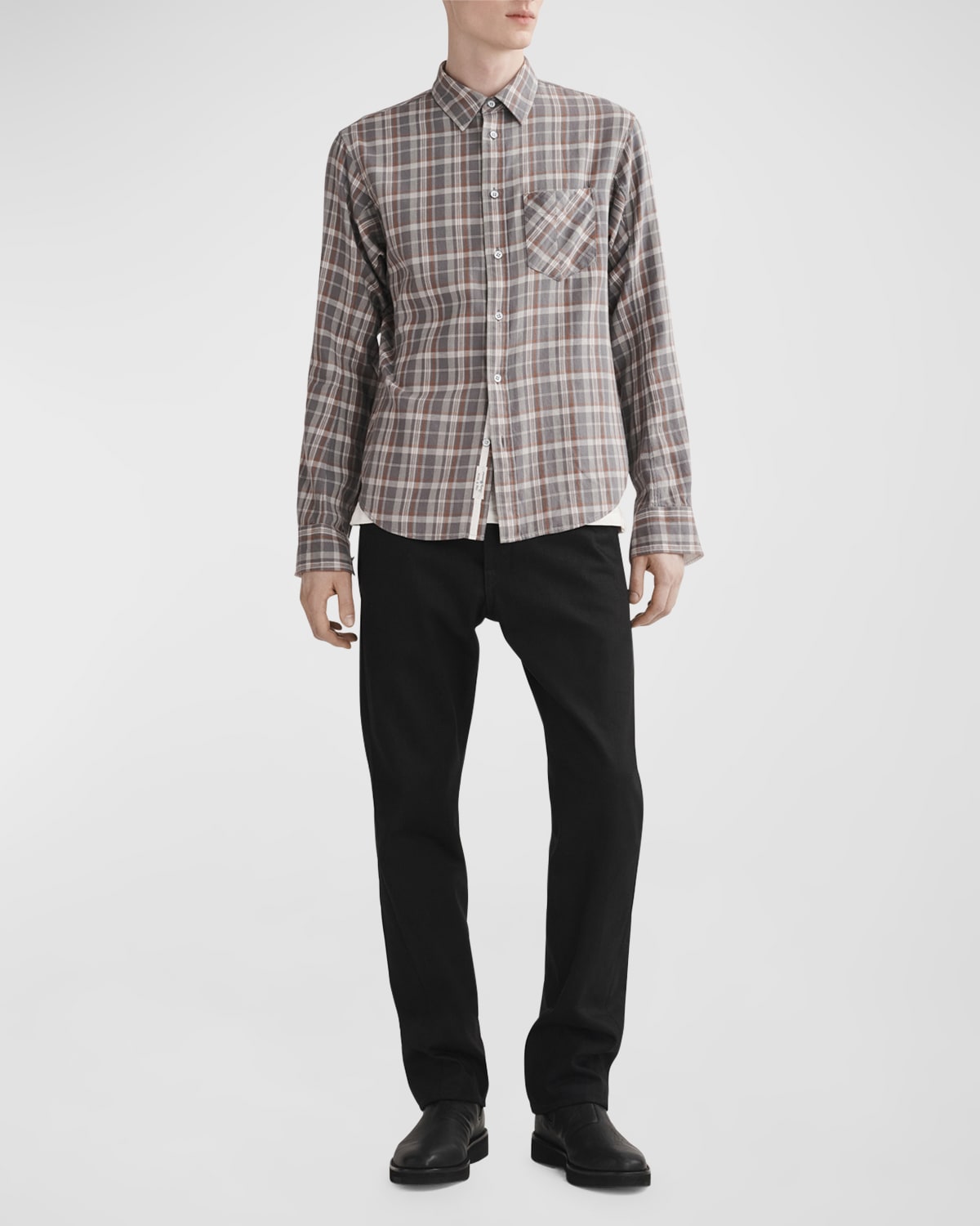 Shop Rag & Bone Men's Fit 2 Yokohama Plaid Sport Shirt In Stnpld