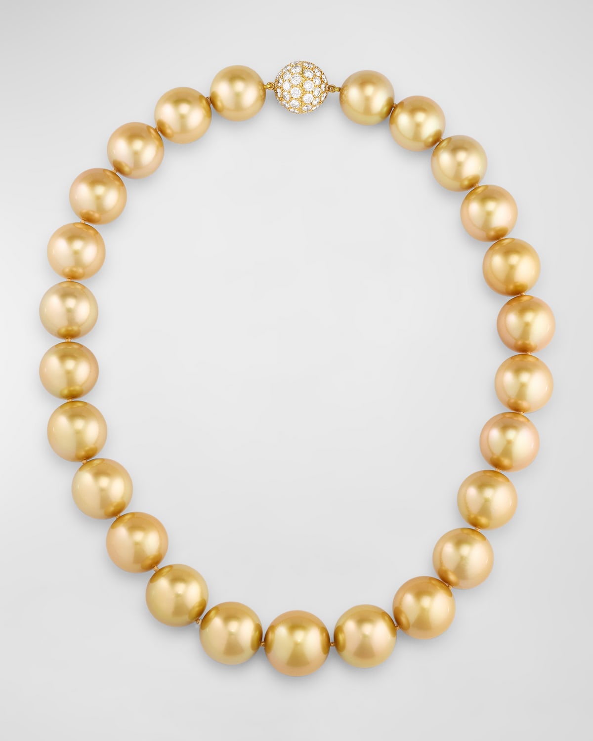 Shop Assael 18k Yellow Gold Golden South Sea Cultured Pearl Necklace