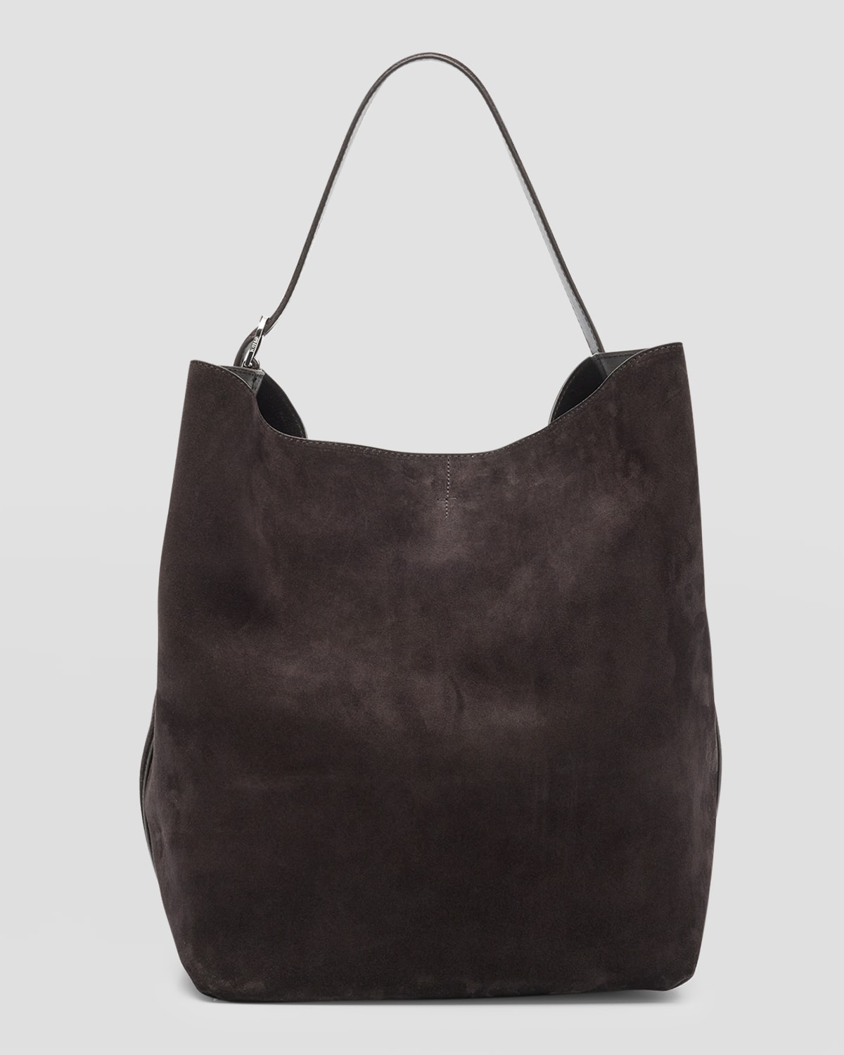 TOTÊME LARGE BELTED SUEDE TOTE BAG