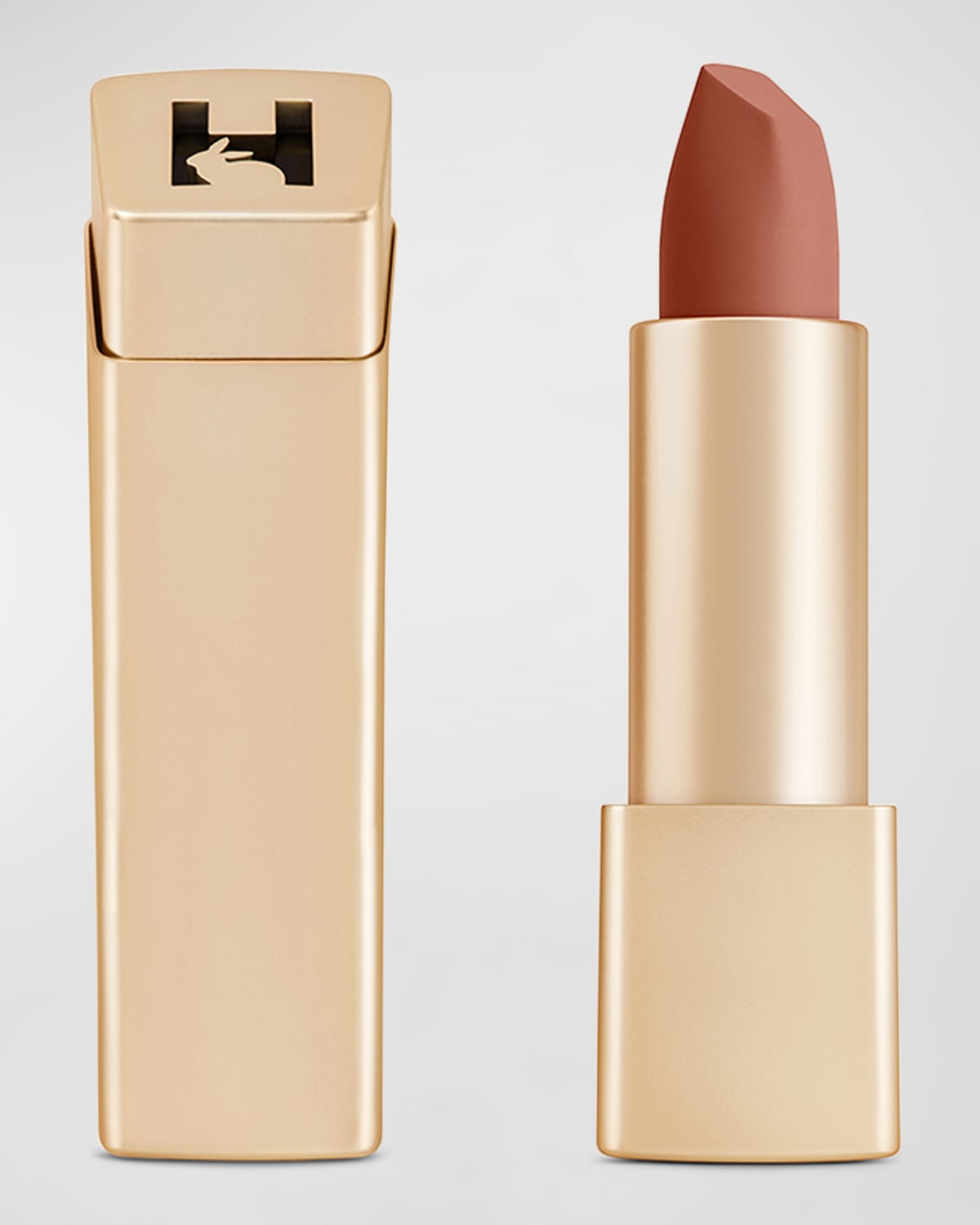 Shop Hourglass Unlocked Soft Matte Lipstick In Peony 348