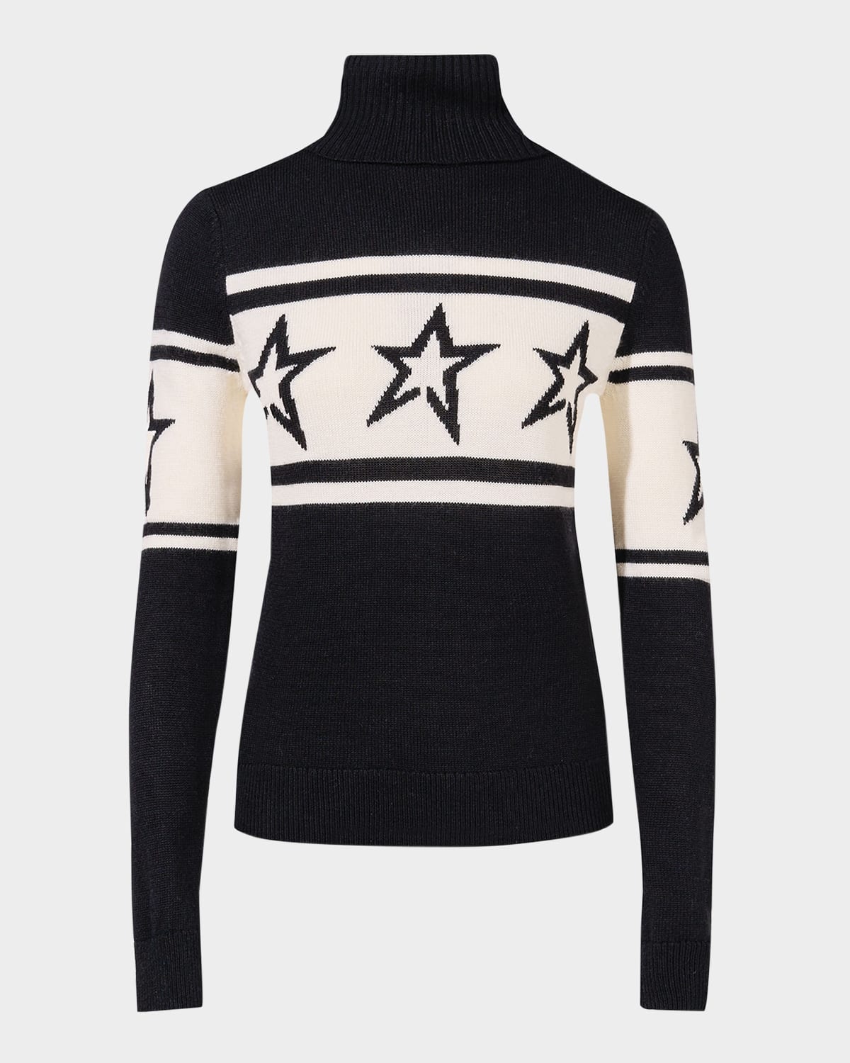 PERFECT MOMENT CHOPPER MERINO WOOL TURTLENECK SWEATER 