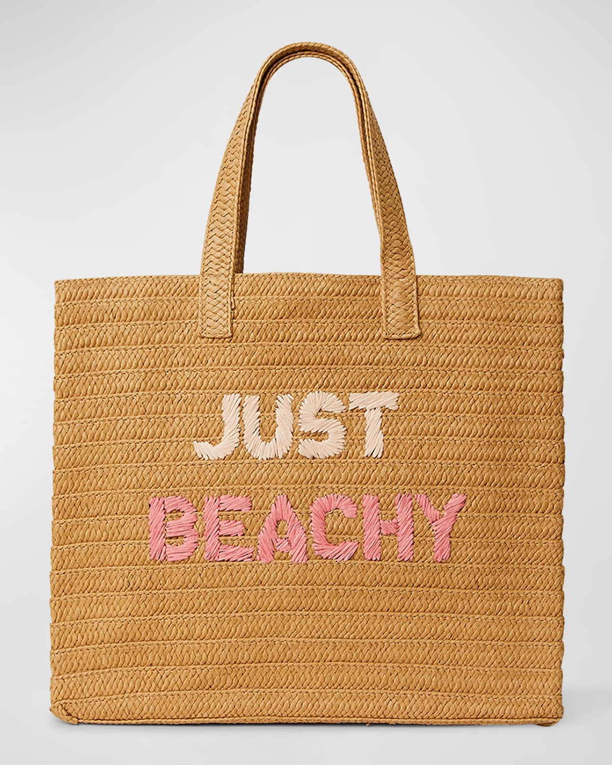 Just Beachy Straw Tote Bag