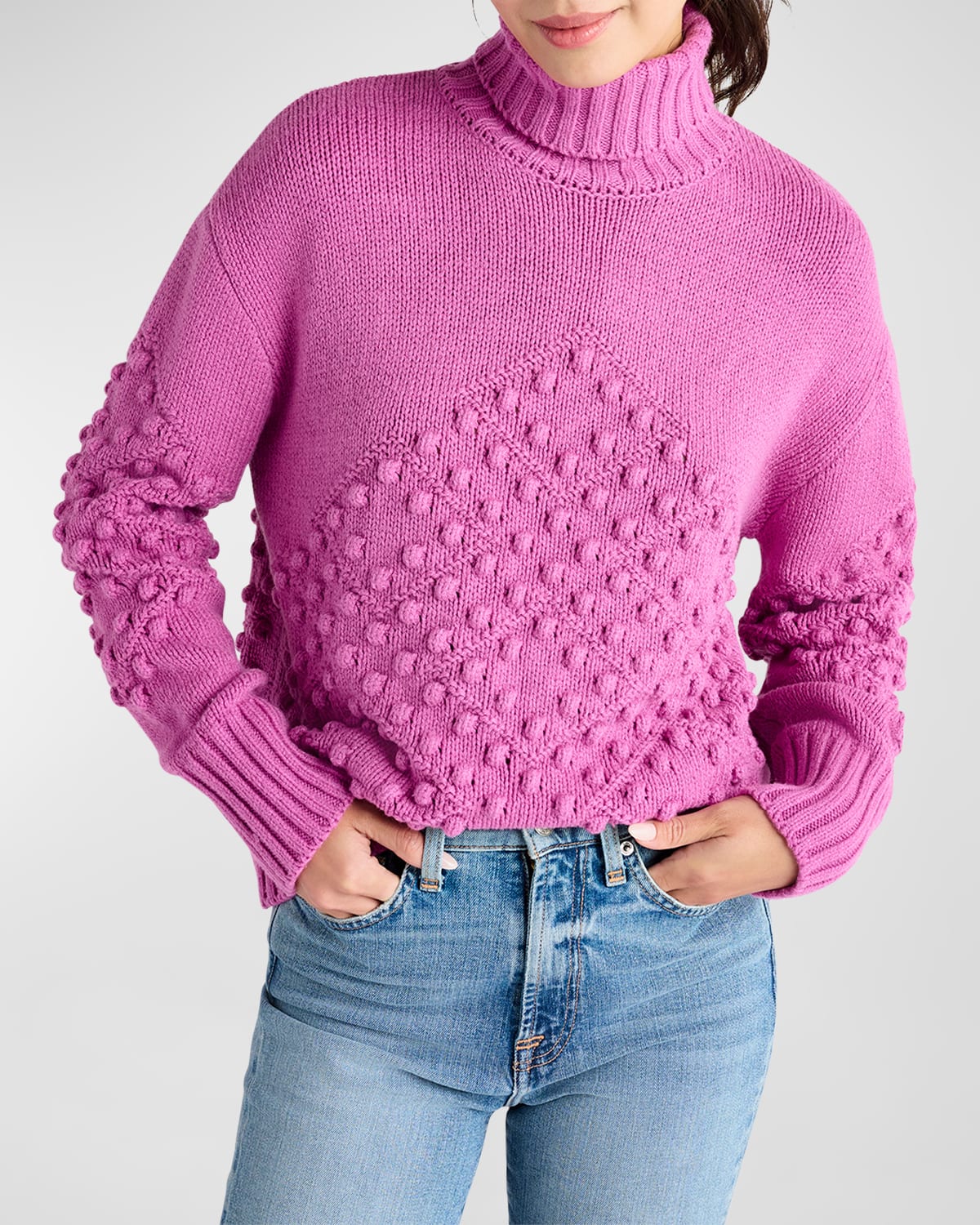 Splendid Elvira Turtleneck Sweater In Juniper