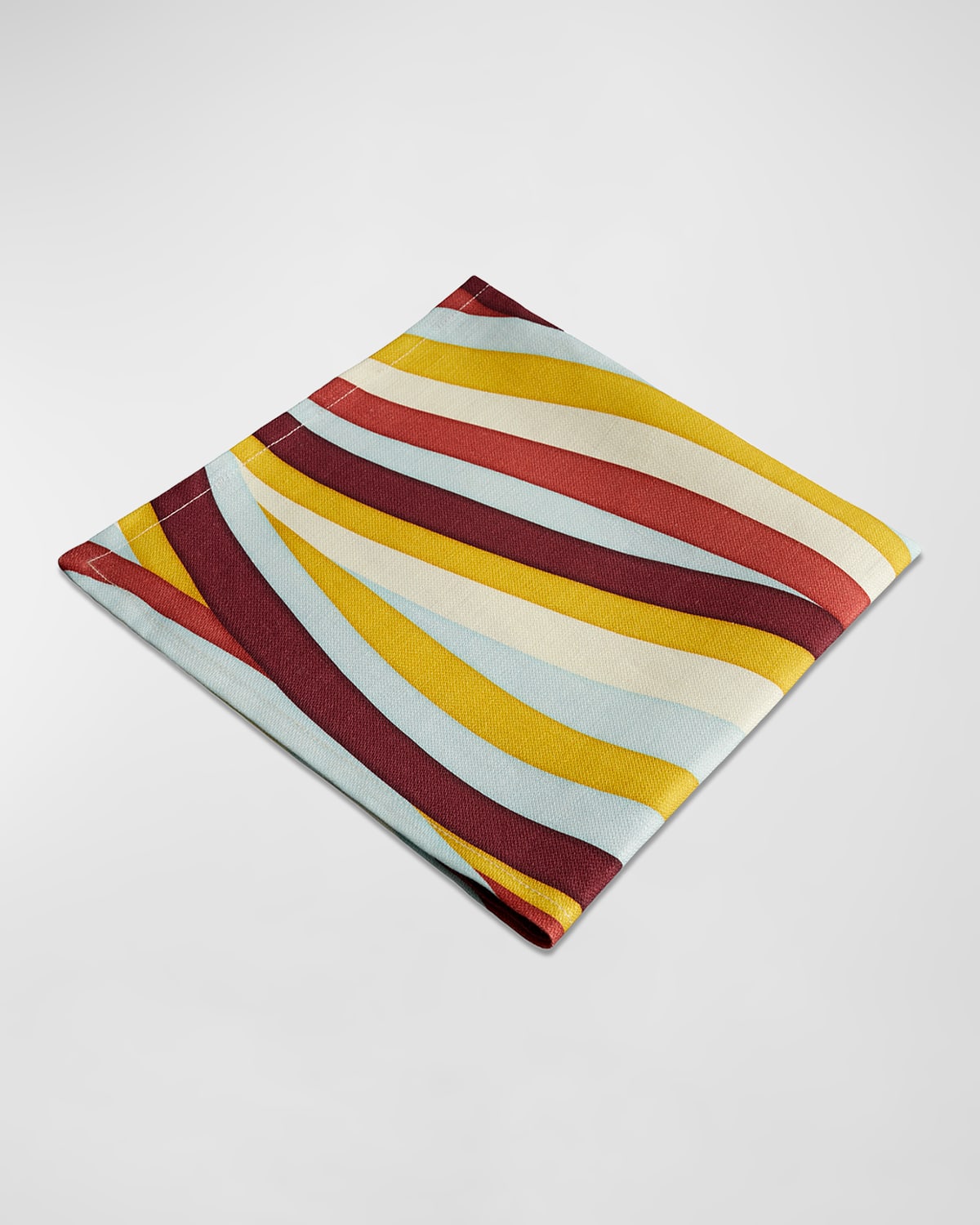L'objet Set Of 4 Linen Sateen Landscape Napkins