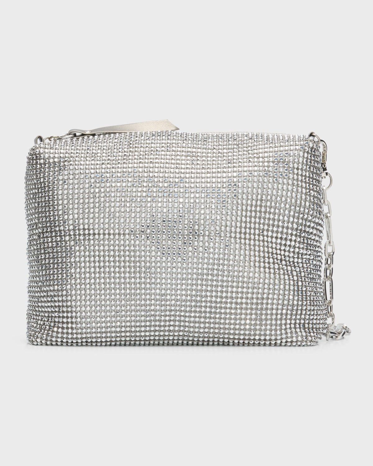 Anya Metallic Crystal Shoulder Bag