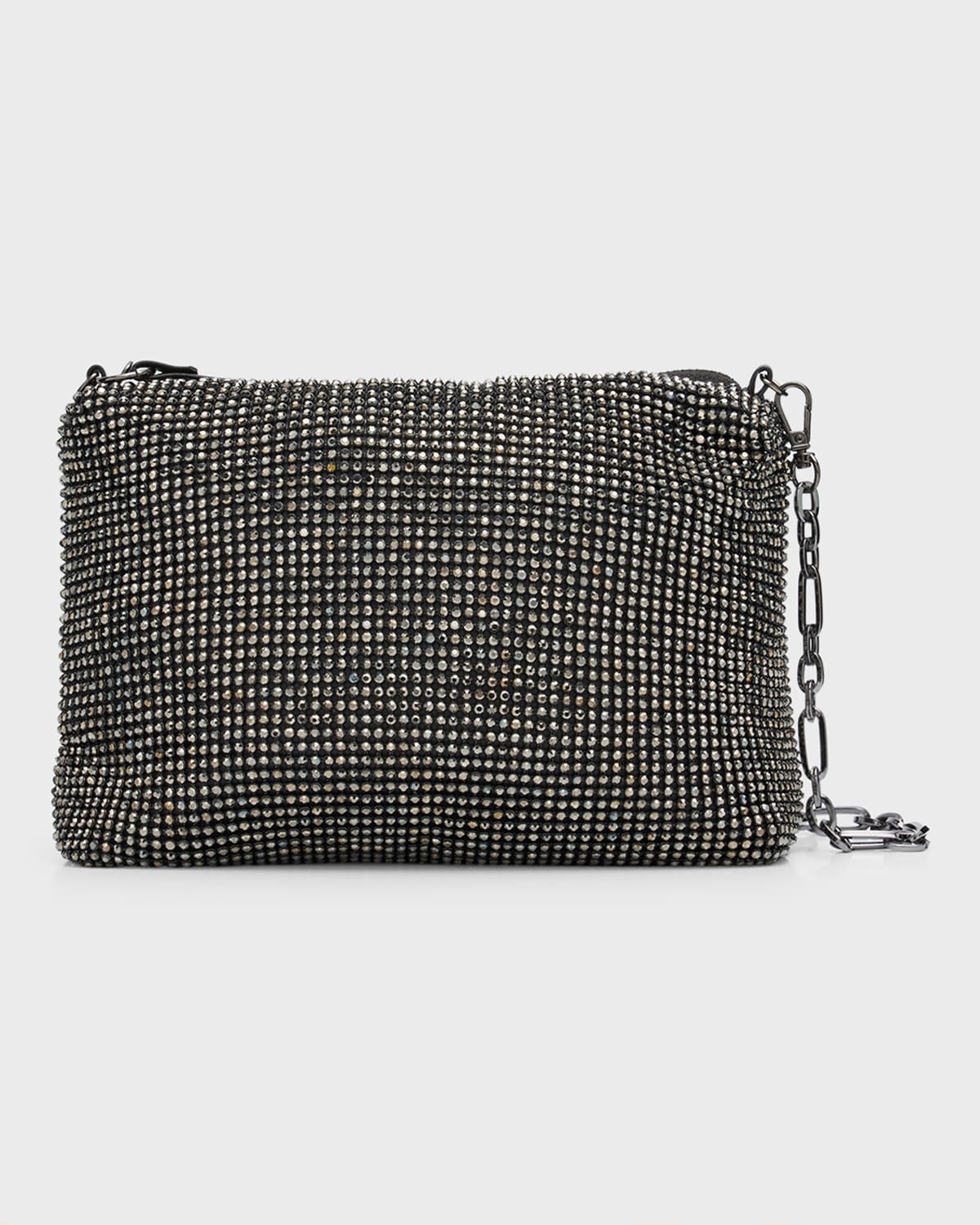 Anya Metallic Crystal Shoulder Bag